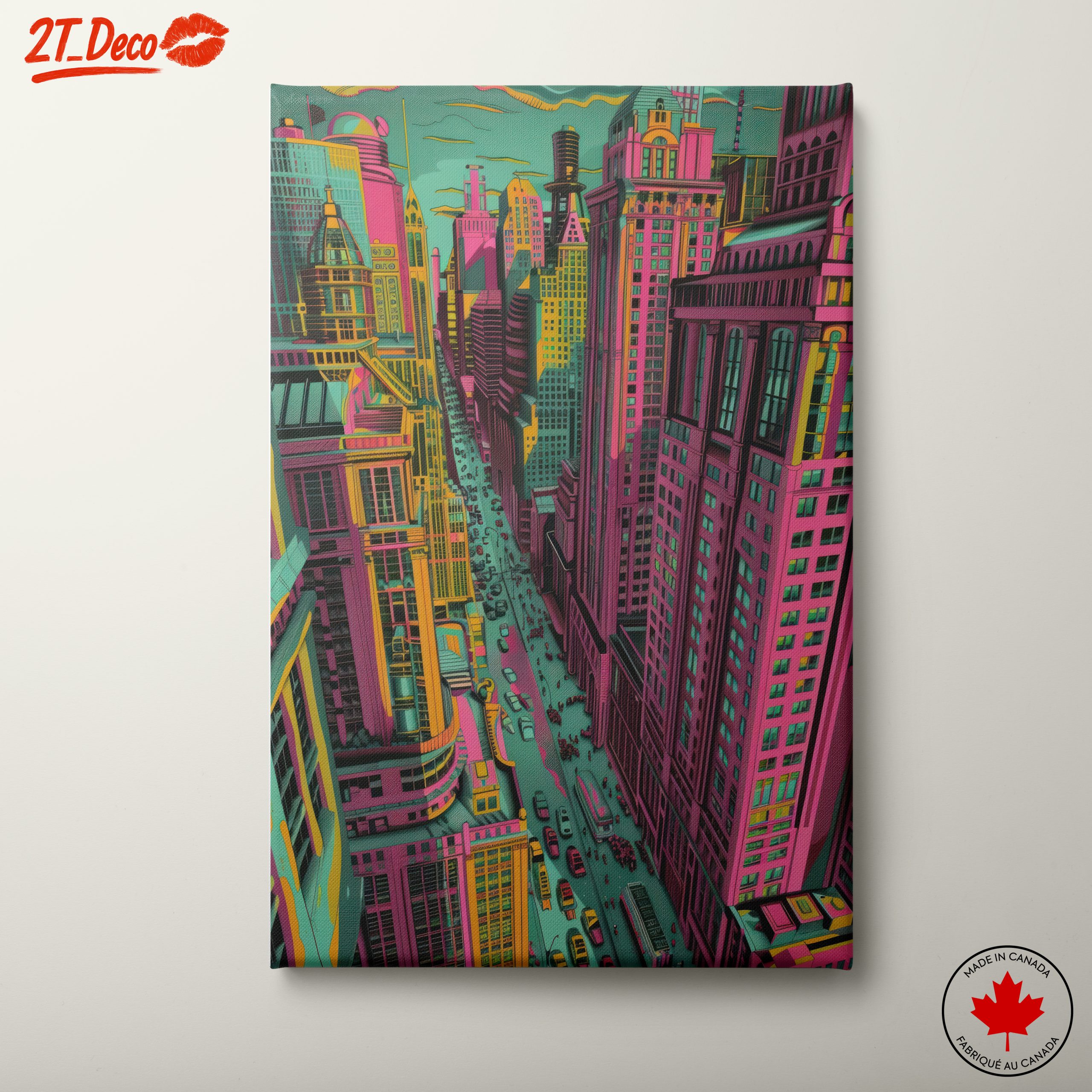 Vibrant Contemporary Urban Cityscape
