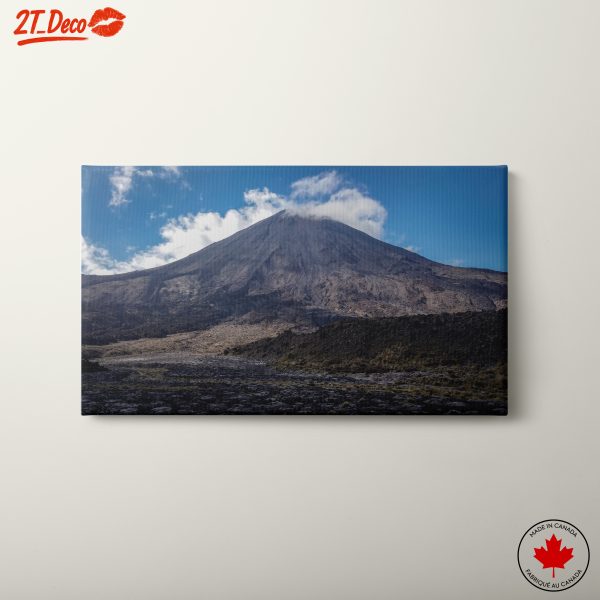 Stunning Volcano Landscape with Dramatic Sky