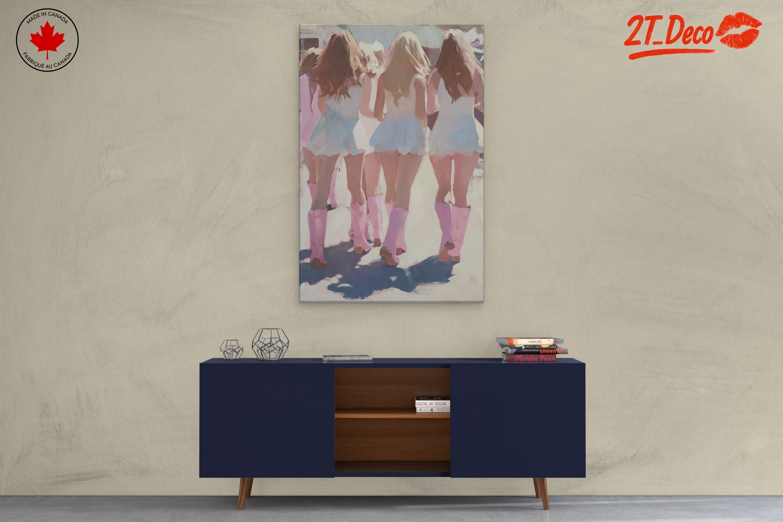 Stylish Contemporary Portrait of Young Women - Image 3