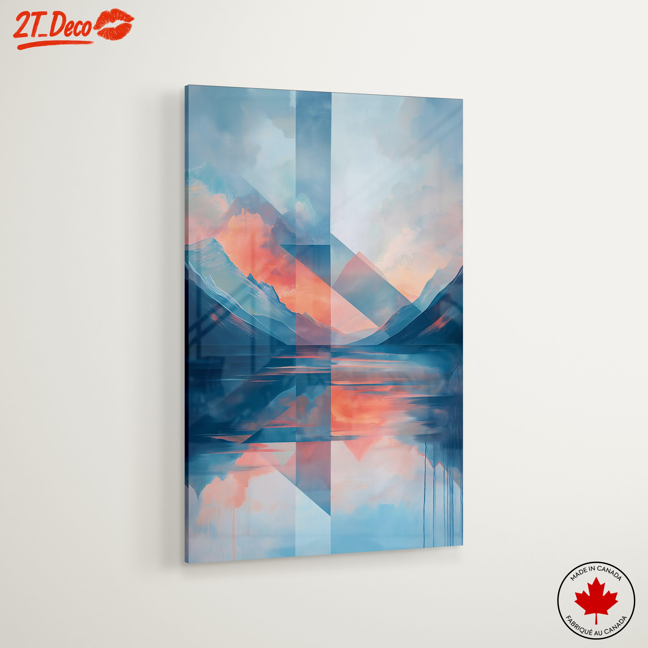 Stylized Abstract Landscape with Geometric Elements - Image 6