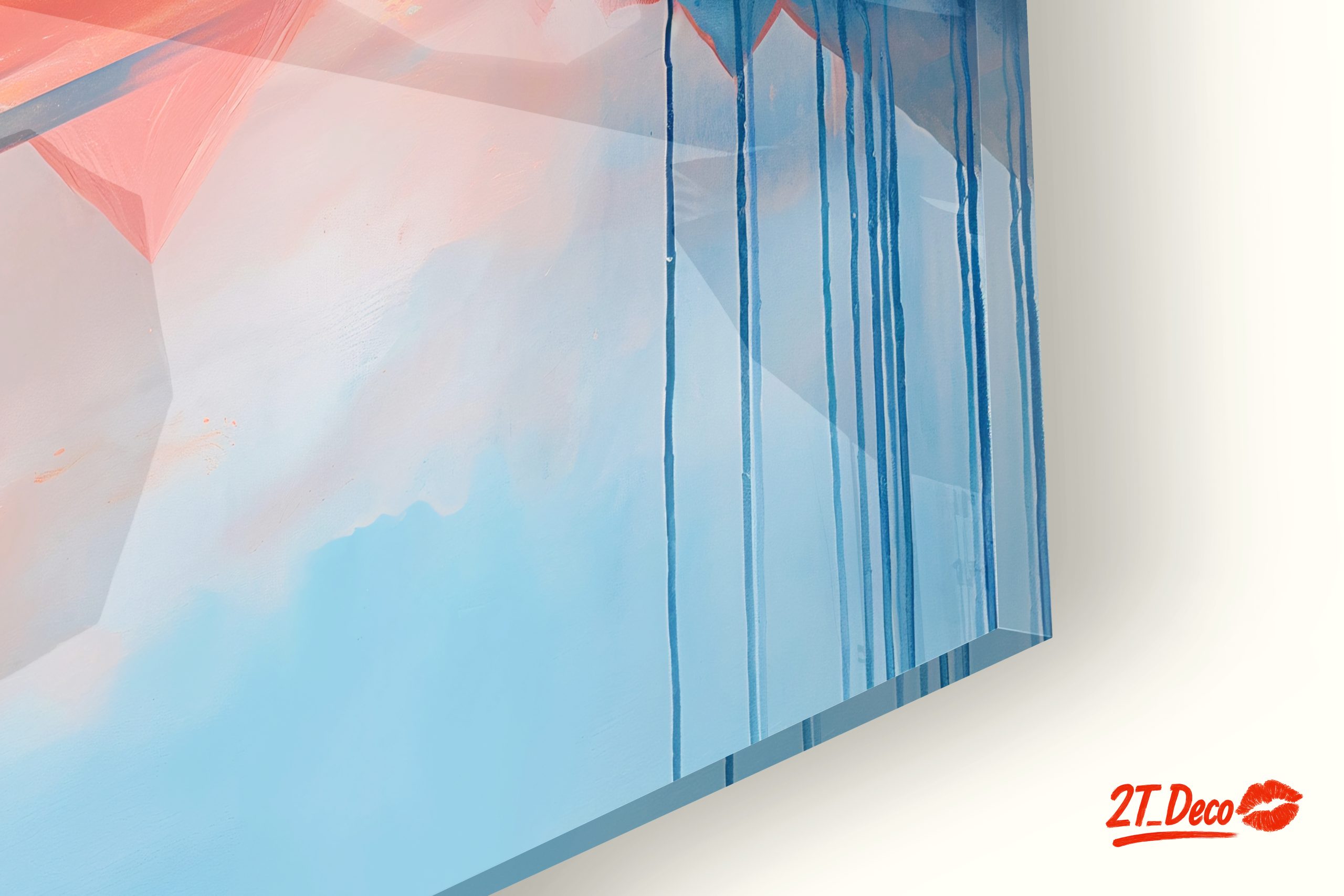 Stylized Abstract Landscape with Geometric Elements - Image 9
