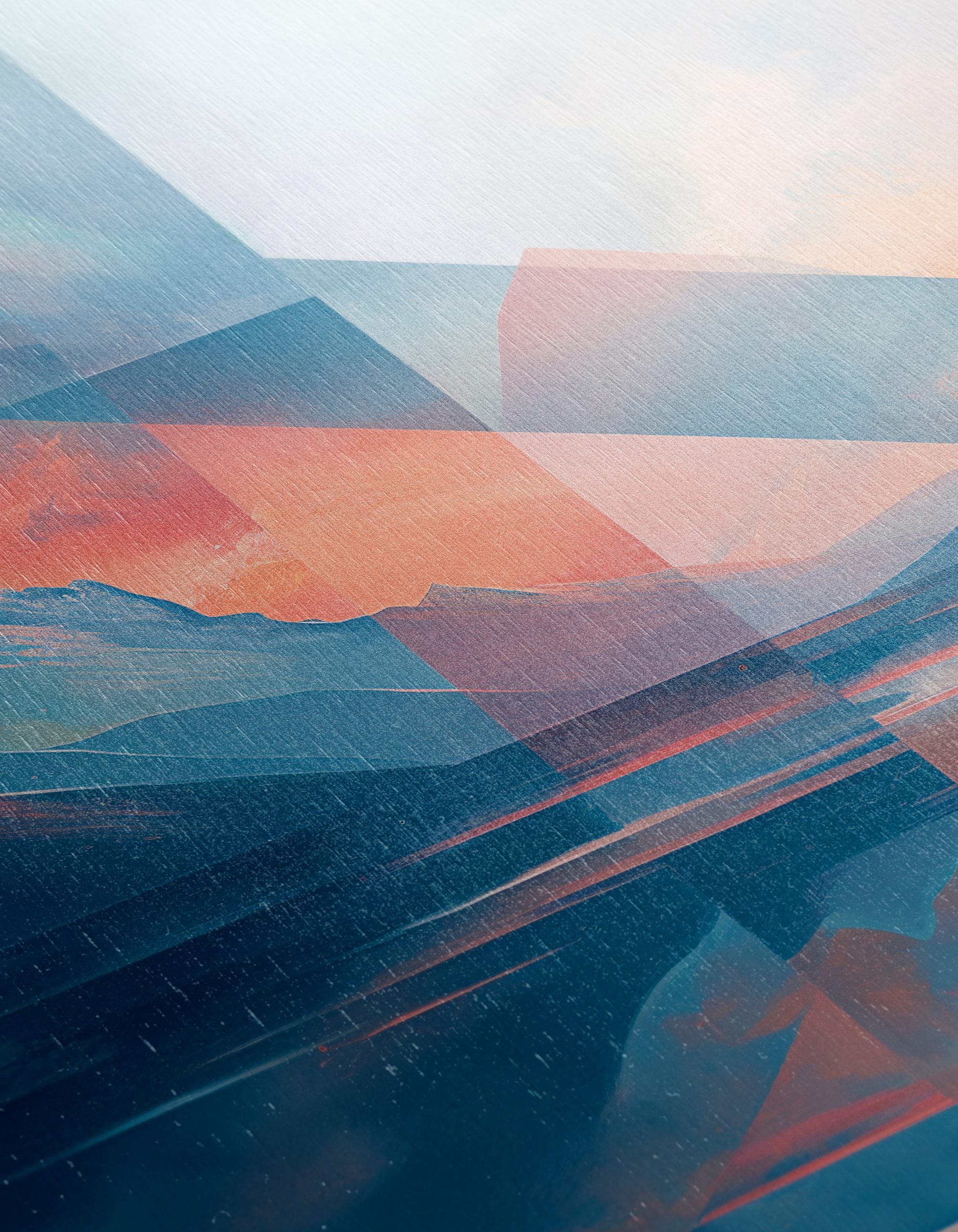 Stylized Abstract Landscape with Geometric Elements - Image 12
