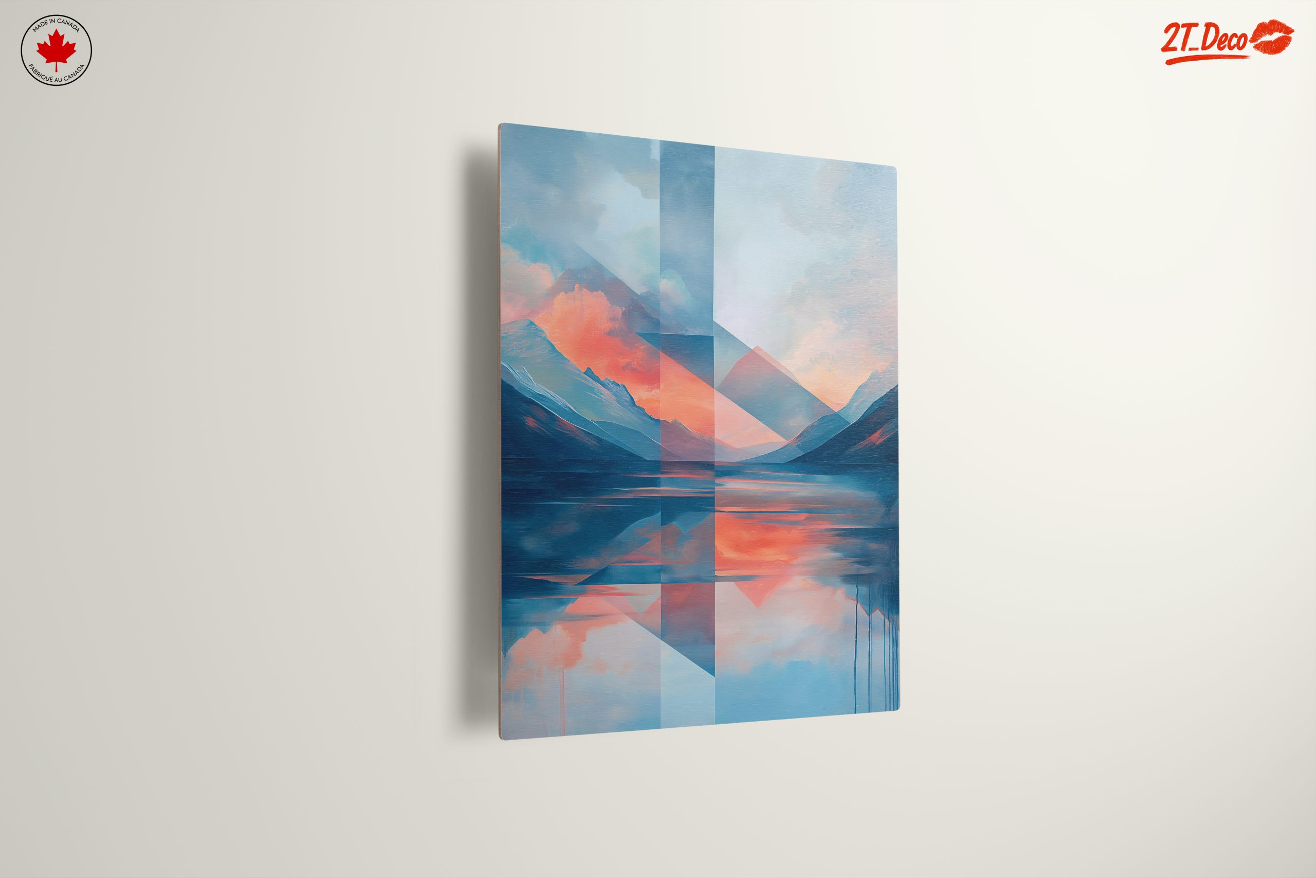 Stylized Abstract Landscape with Geometric Elements - Image 13