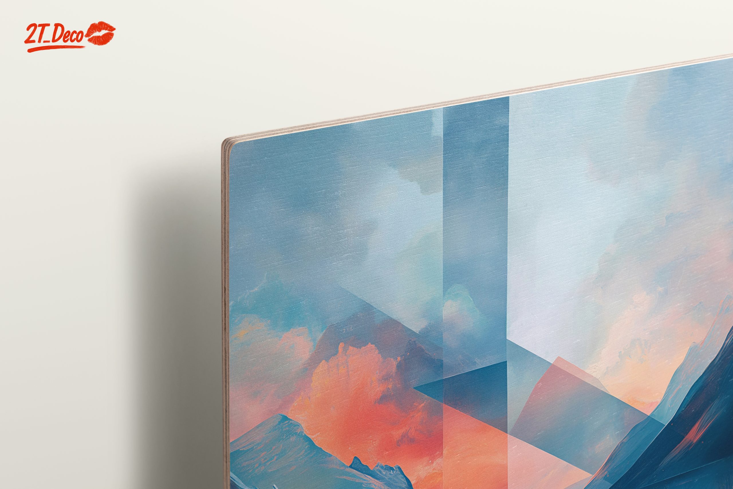 Stylized Abstract Landscape with Geometric Elements - Image 15