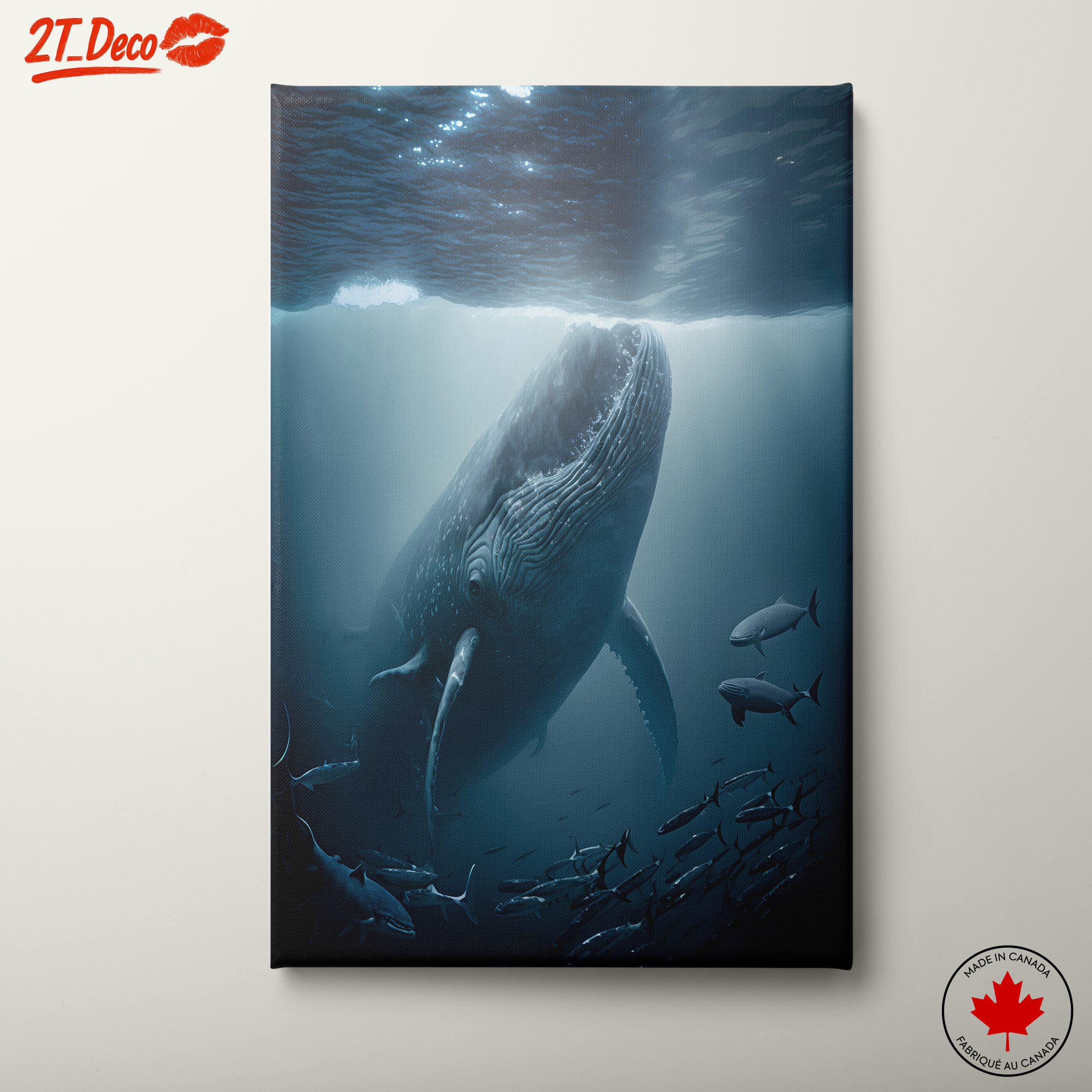 Majestic Whale Underwater