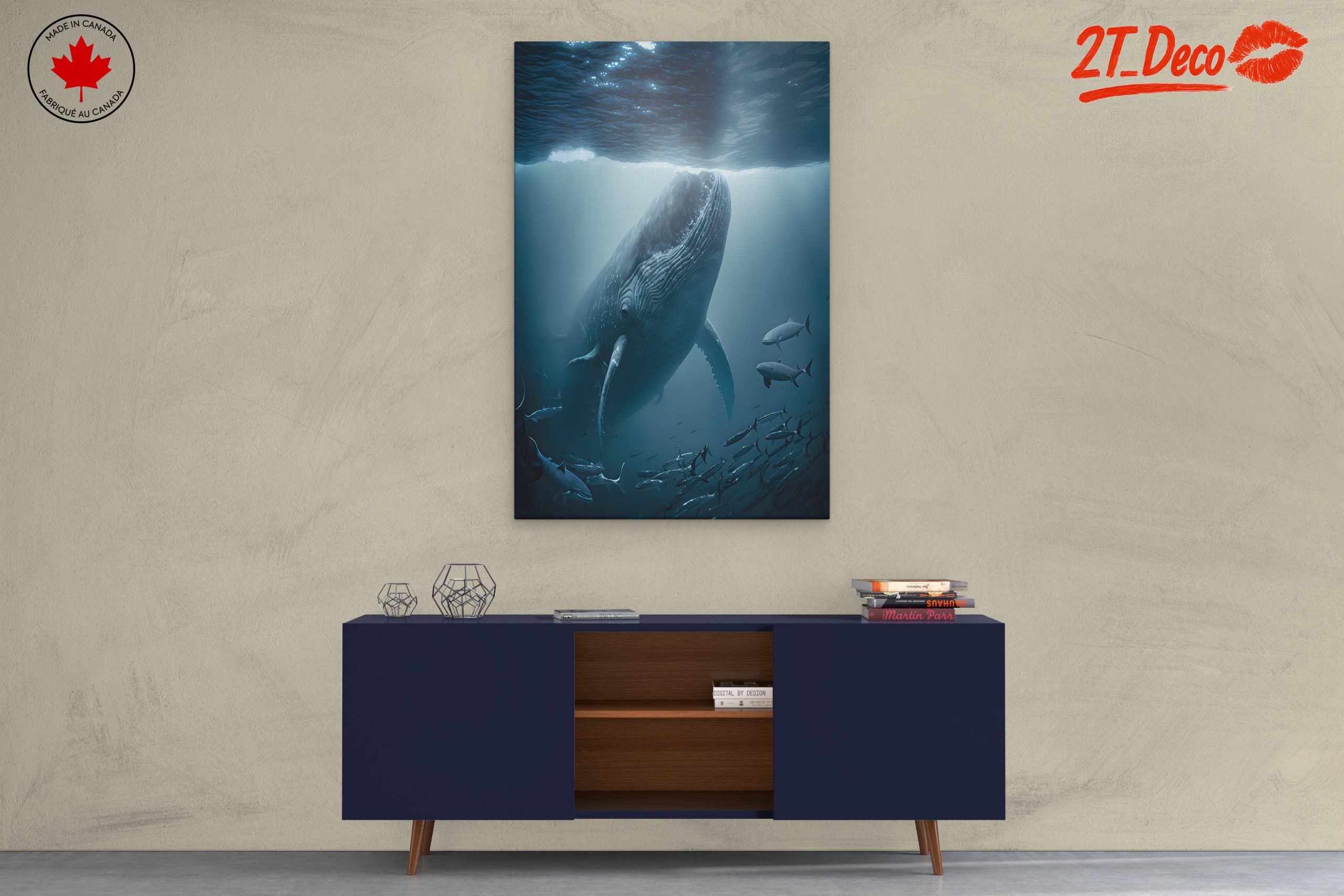 Majestic Whale Underwater - Image 3