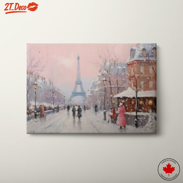 Winter Evening at the Eiffel Tower