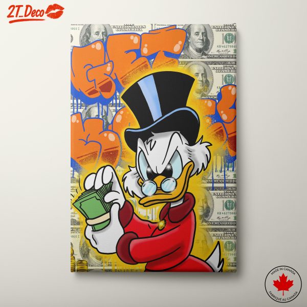 Scrooge McDuck Cartoon Character Art