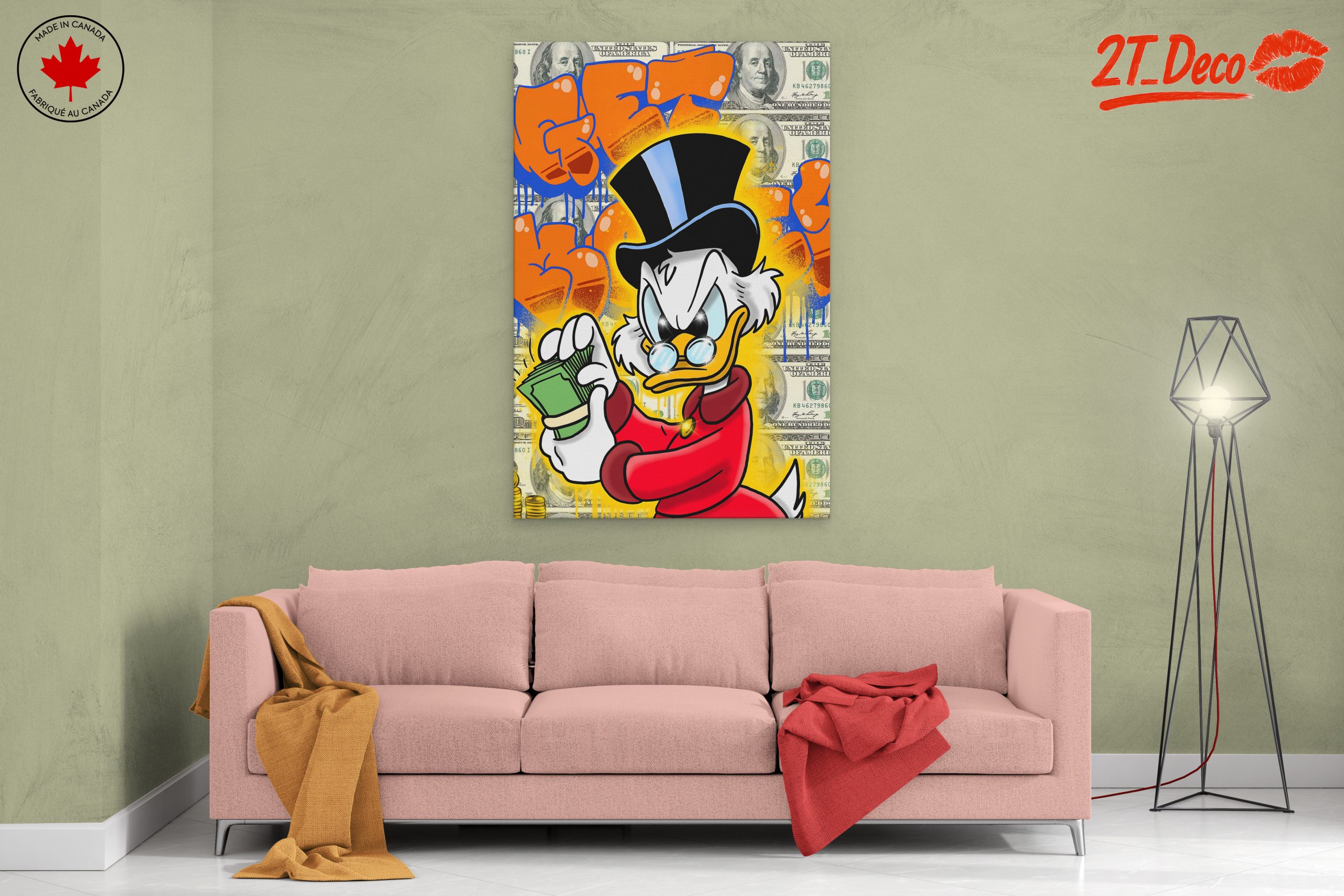 Scrooge McDuck Cartoon Character Art - Image 2