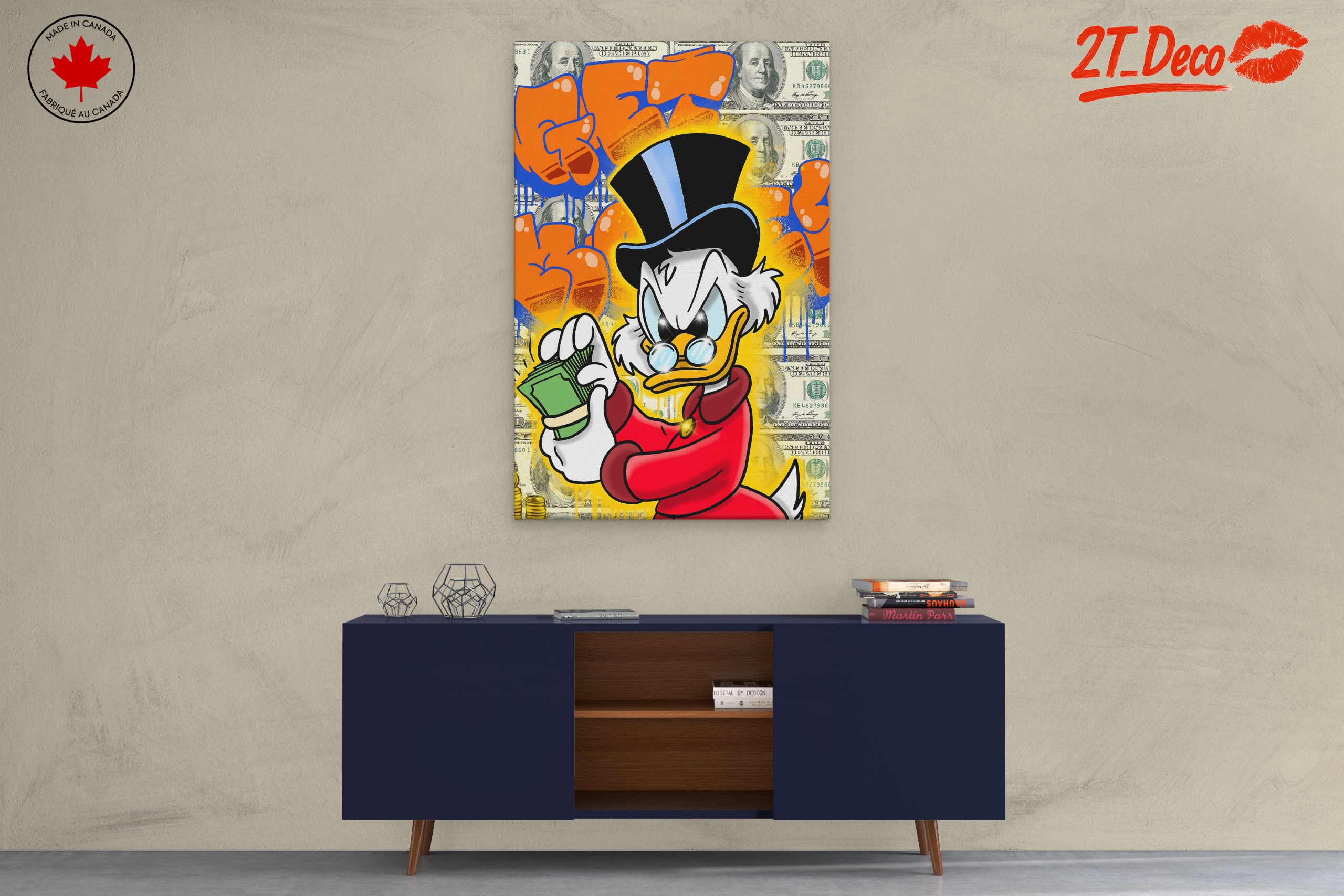 Scrooge McDuck Cartoon Character Art - Image 3