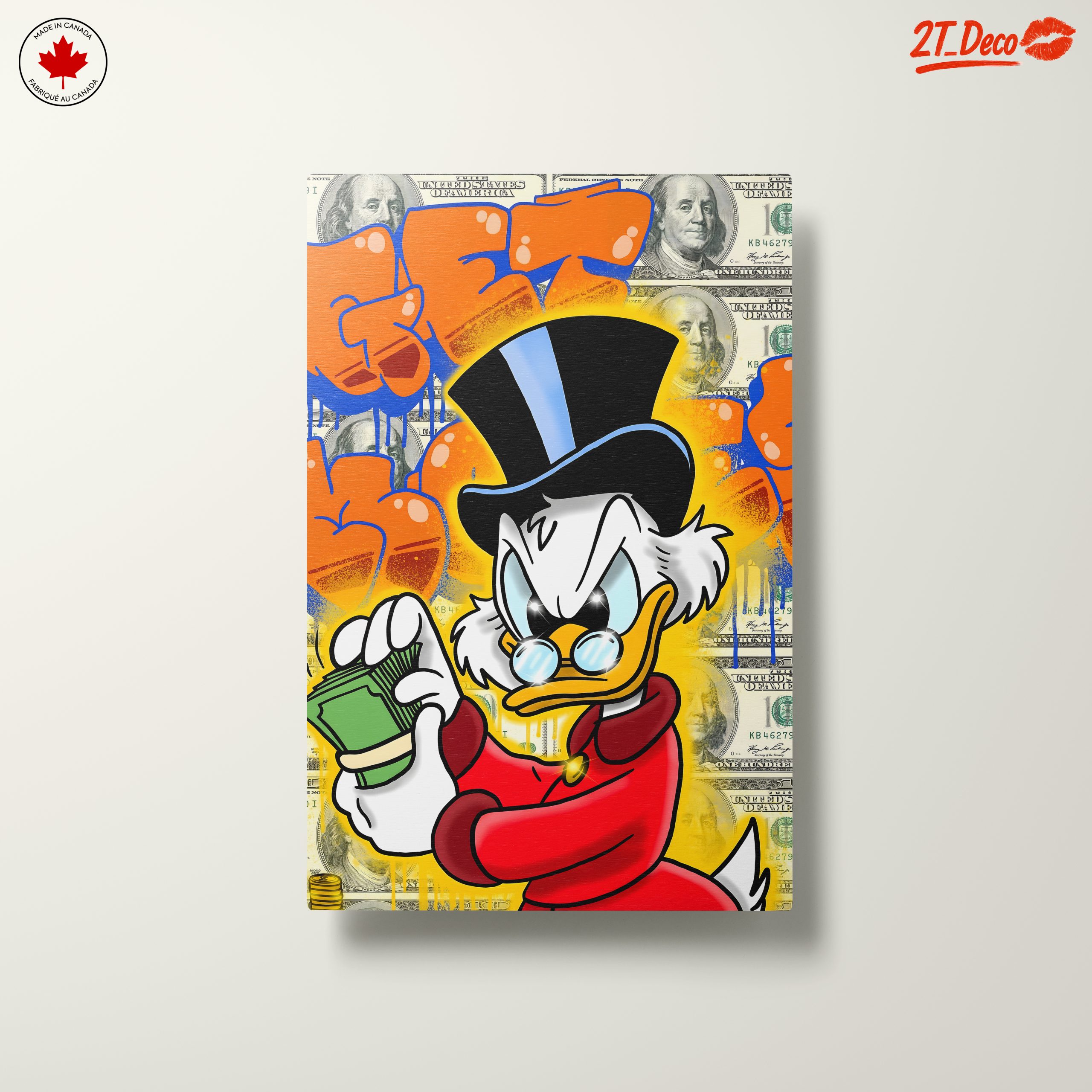 Scrooge McDuck Cartoon Character Art - Image 10