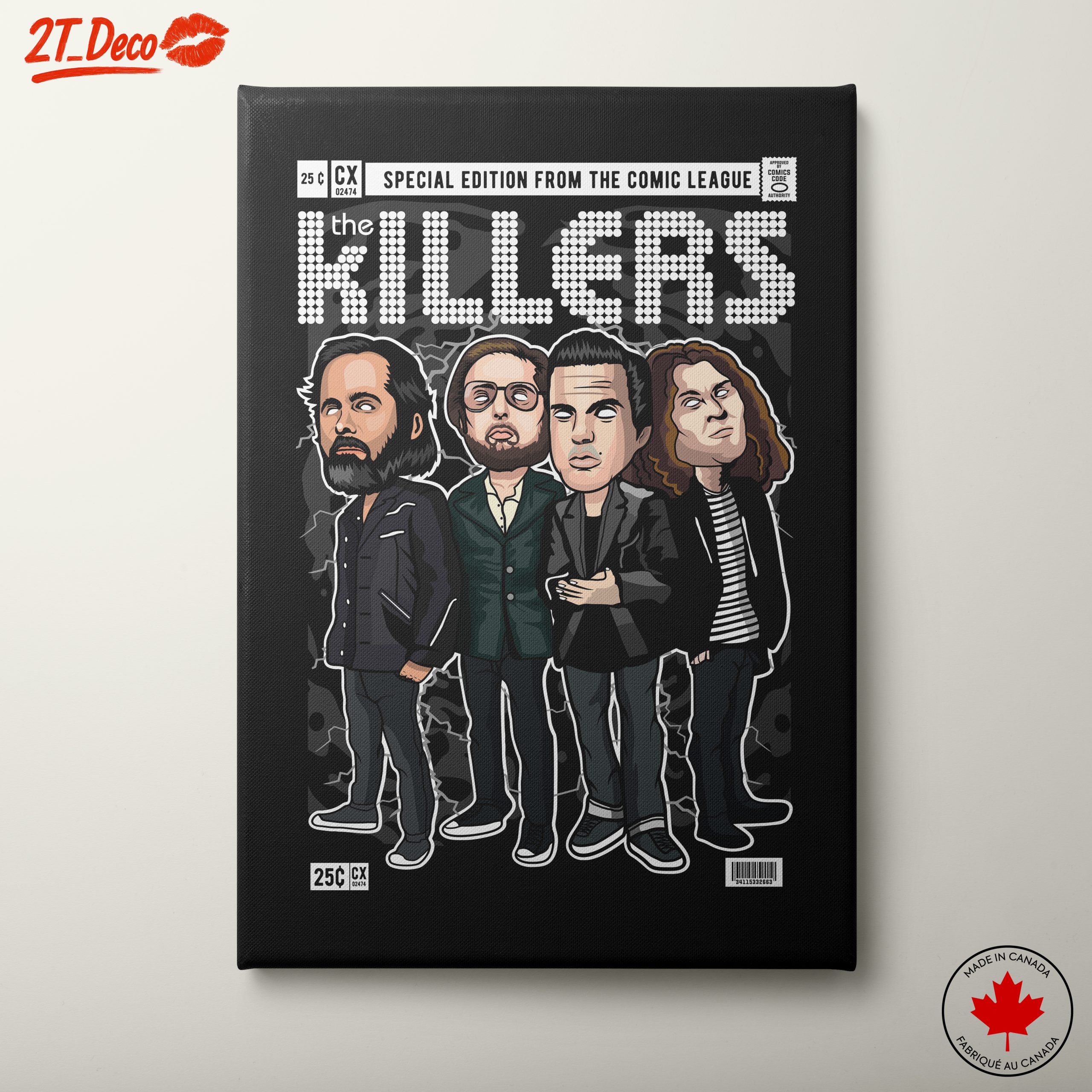 The Killers Band Illustration Art