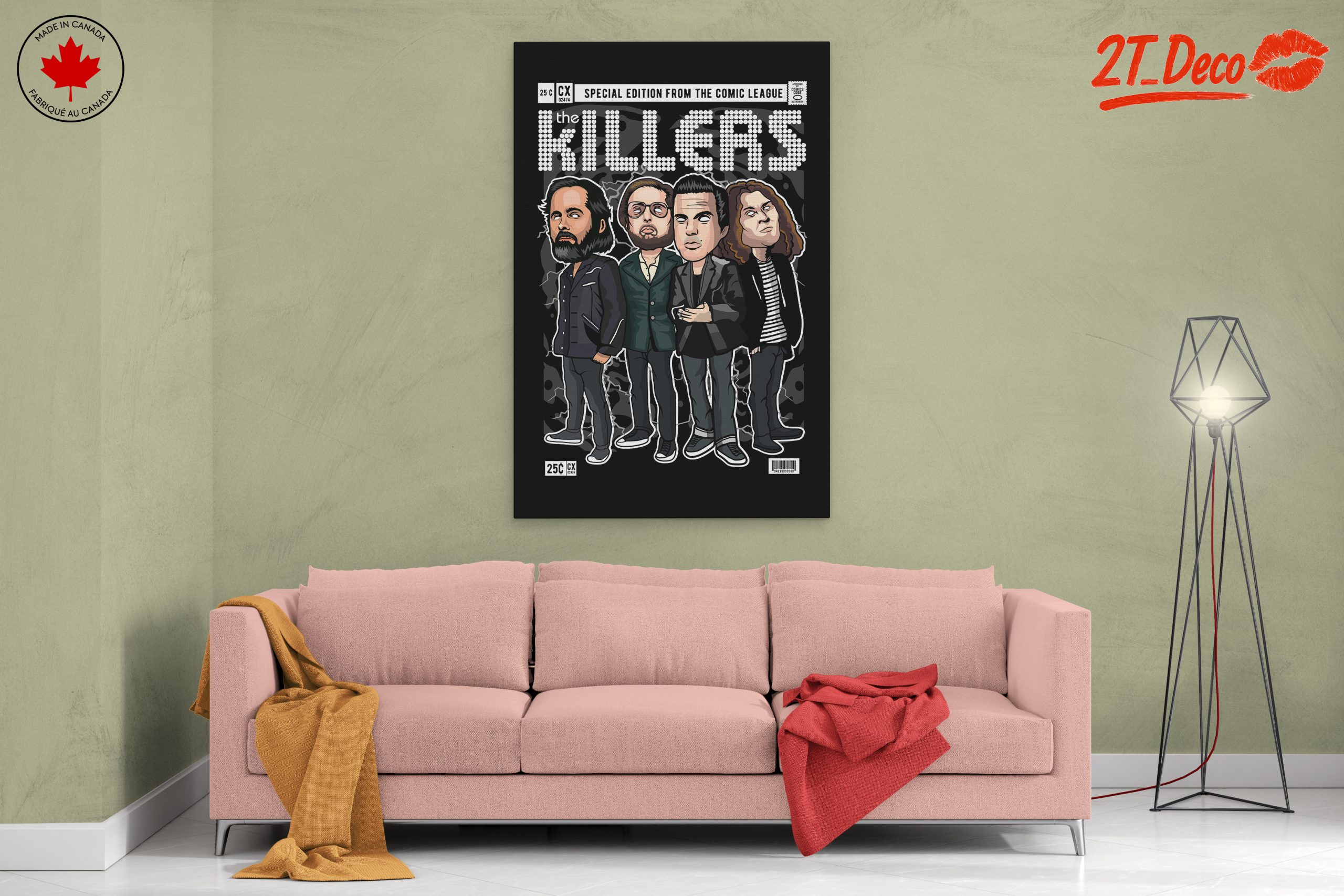 The Killers Band Illustration Art - Image 2