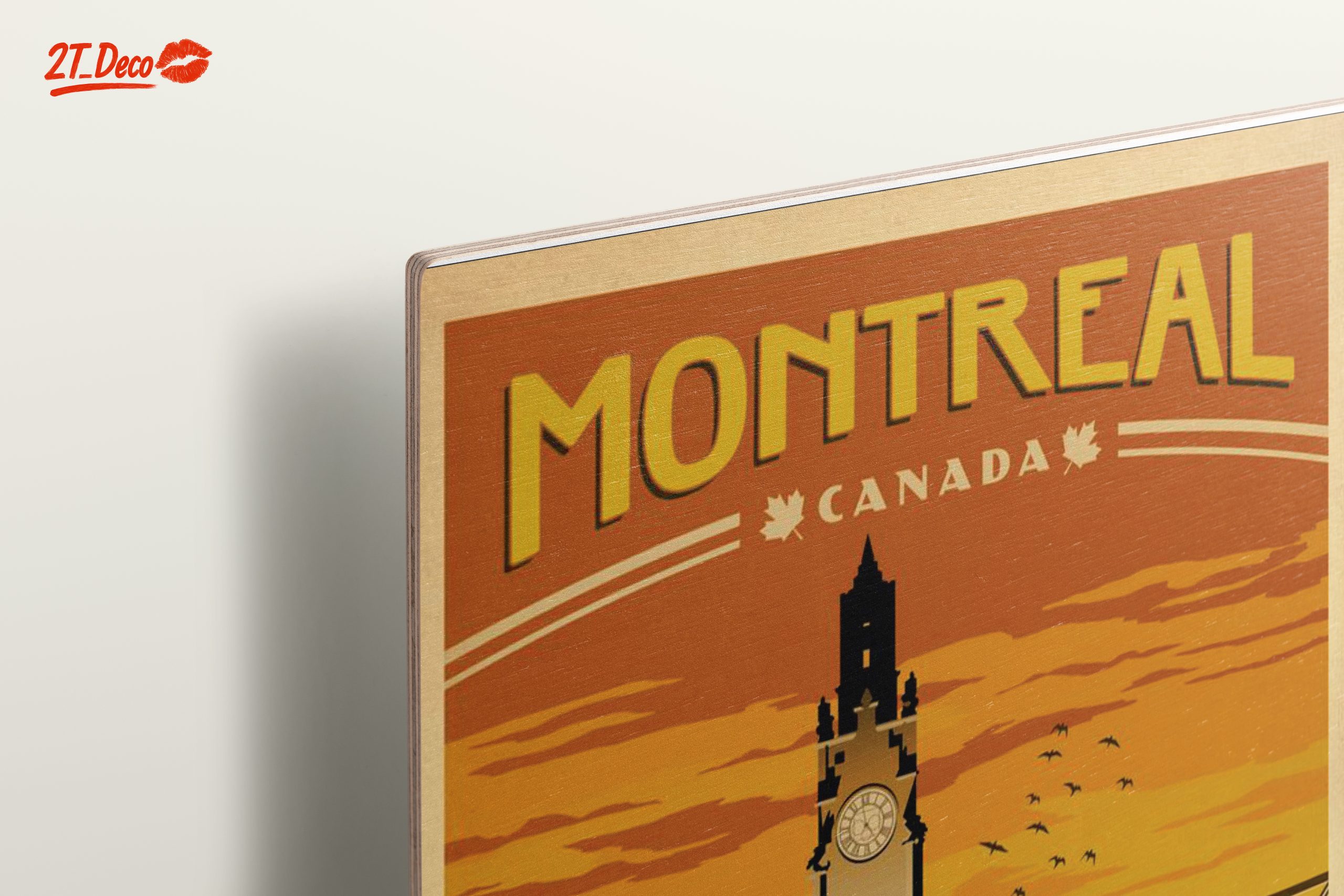 Montreal Clock Tower Cityscape Art - Image 15