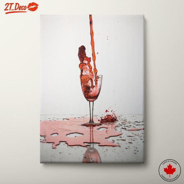 Dynamic Splashing Drink Artwork
