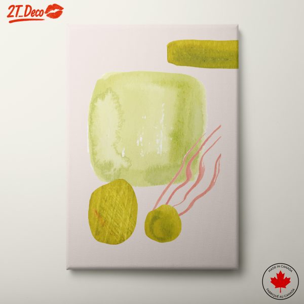 Soft Abstract Shapes in Gentle Colors