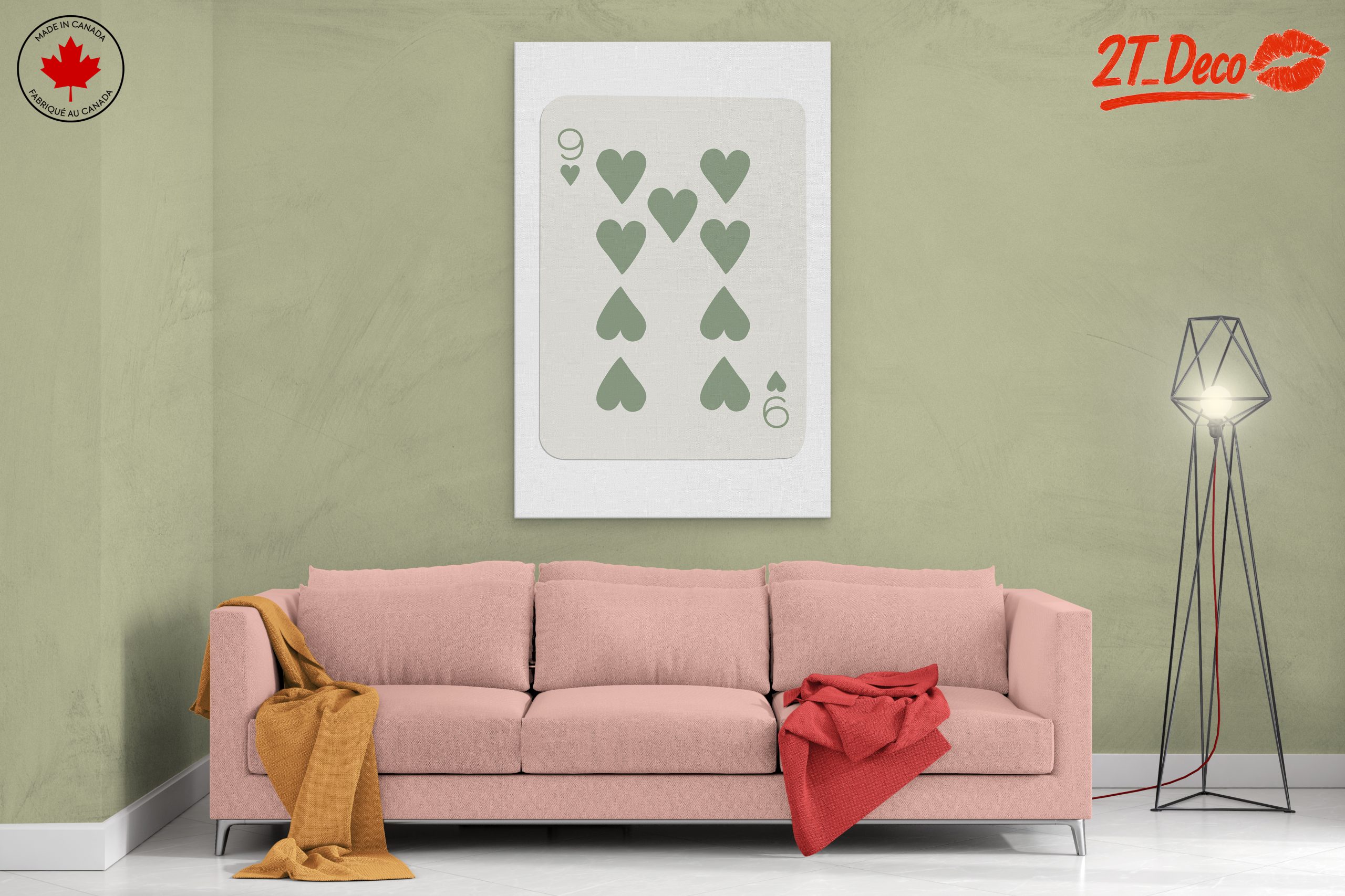 Stylish Heart Design Card Artwork - Image 2
