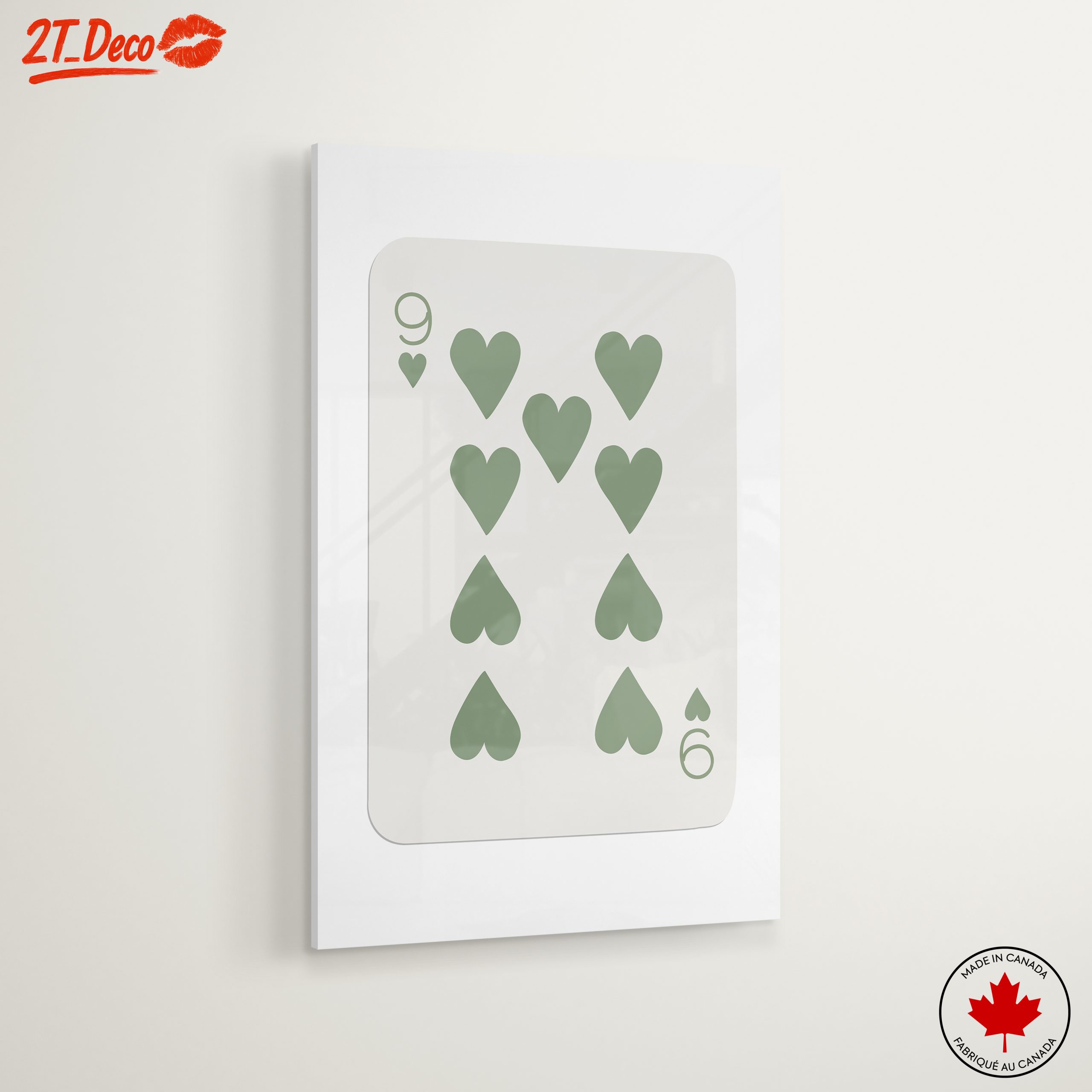 Stylish Heart Design Card Artwork - Image 6