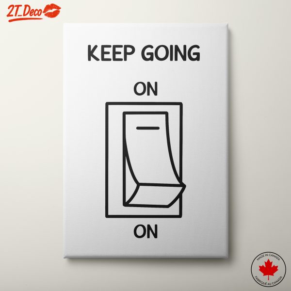 Keep Going Motivational Wall Art 2