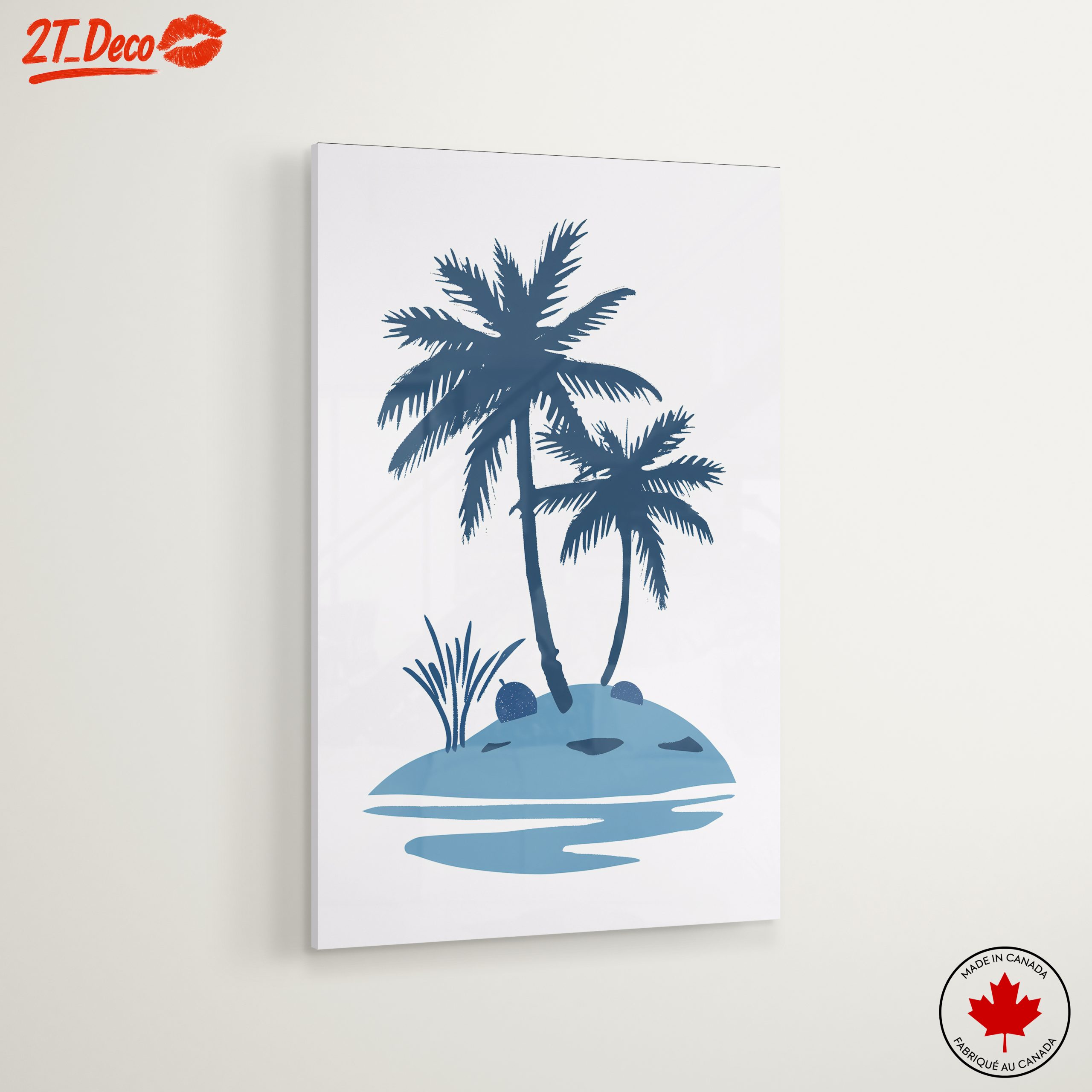 Stylized Palm Trees on Tropical Island - Image 6