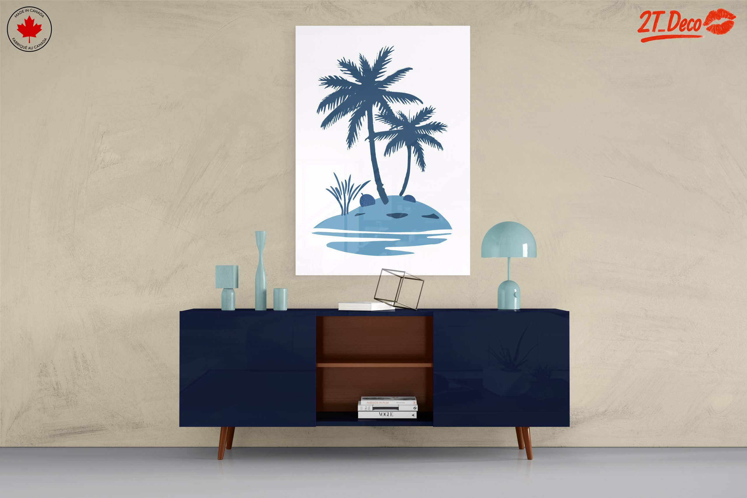Stylized Palm Trees on Tropical Island - Image 8