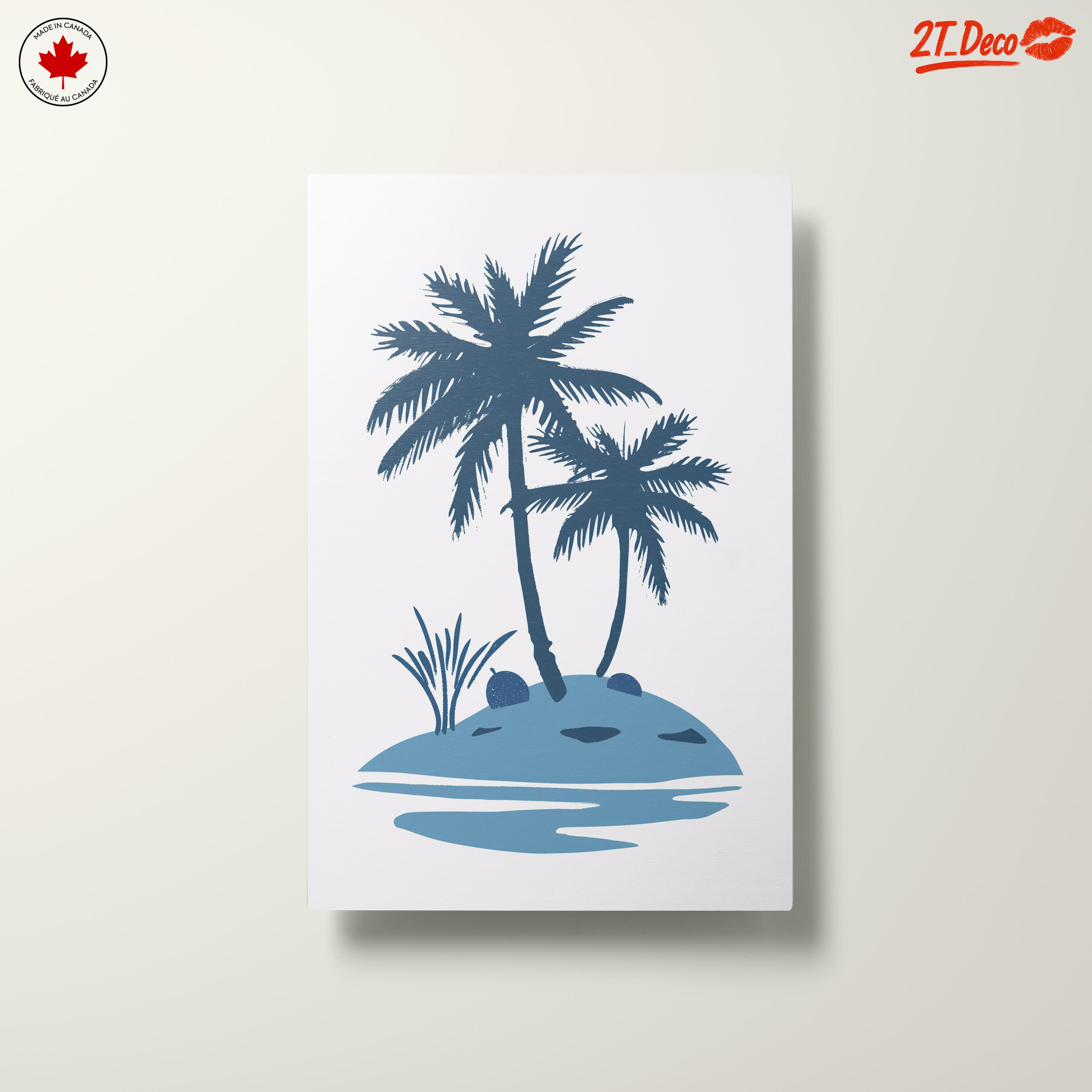 Stylized Palm Trees on Tropical Island - Image 10