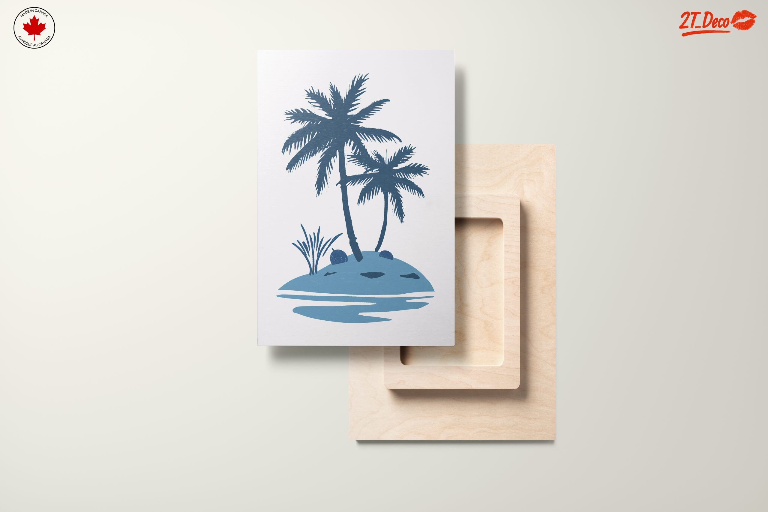 Stylized Palm Trees on Tropical Island - Image 11