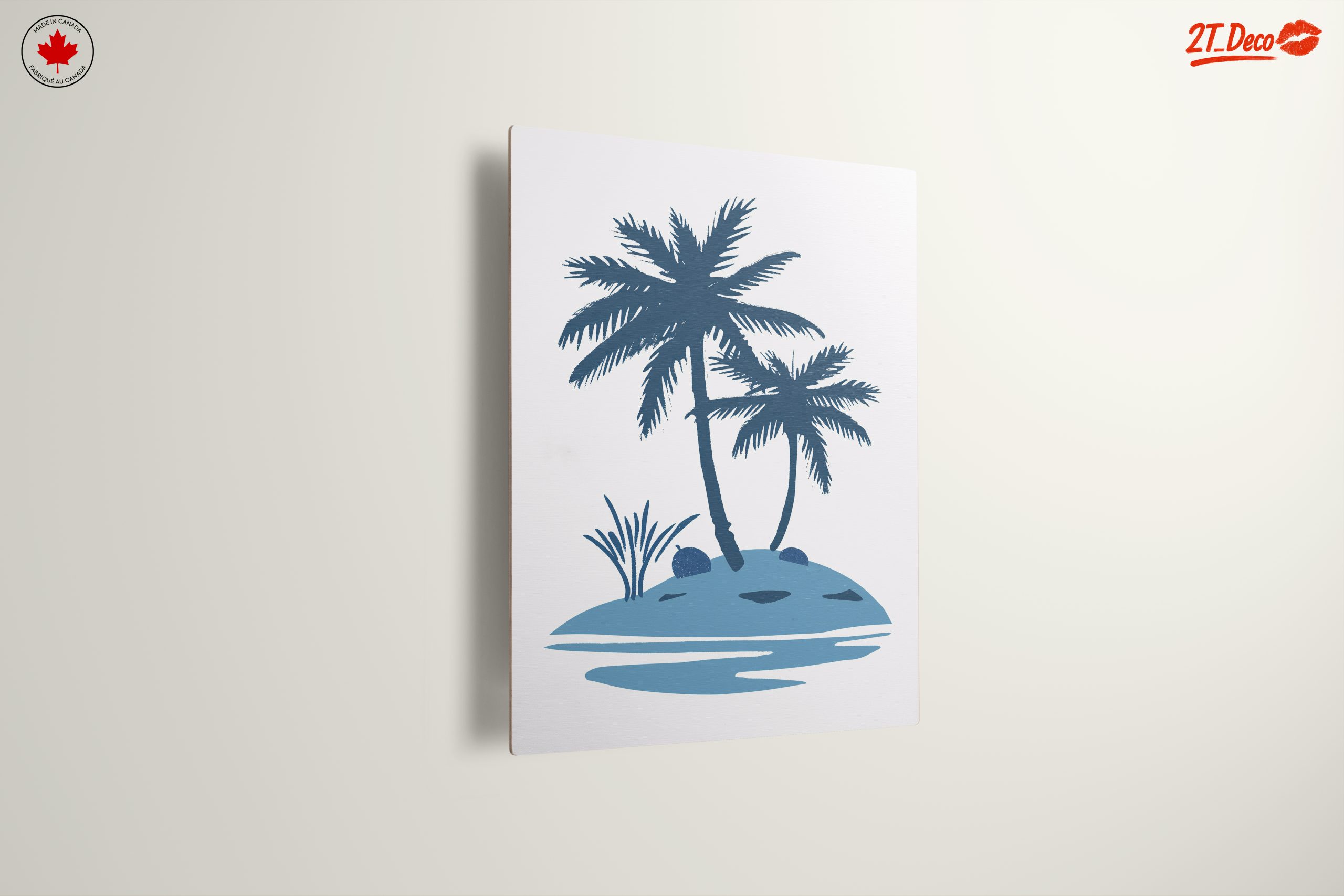 Stylized Palm Trees on Tropical Island - Image 13