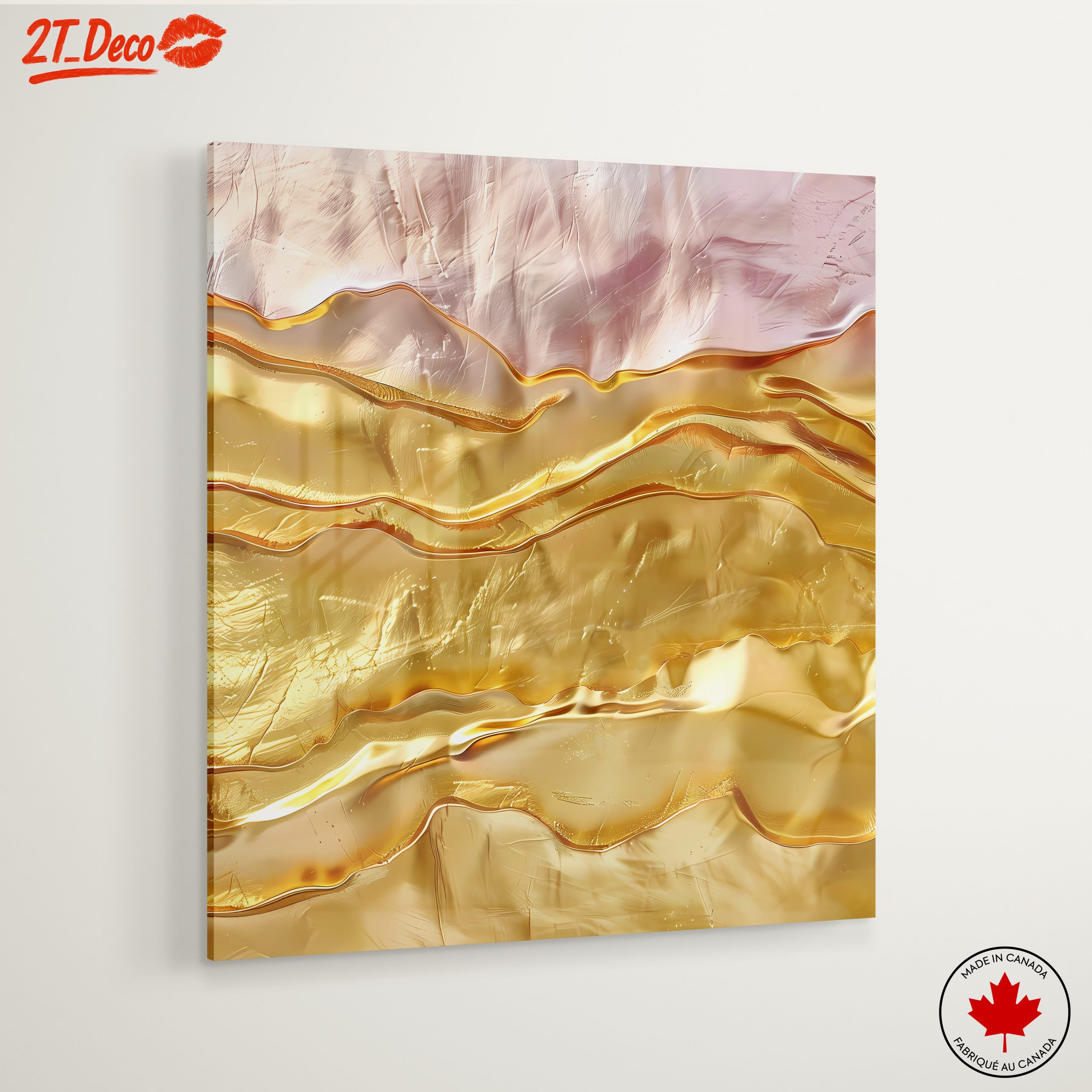 Elegant Abstract Gold Waves - Image 6