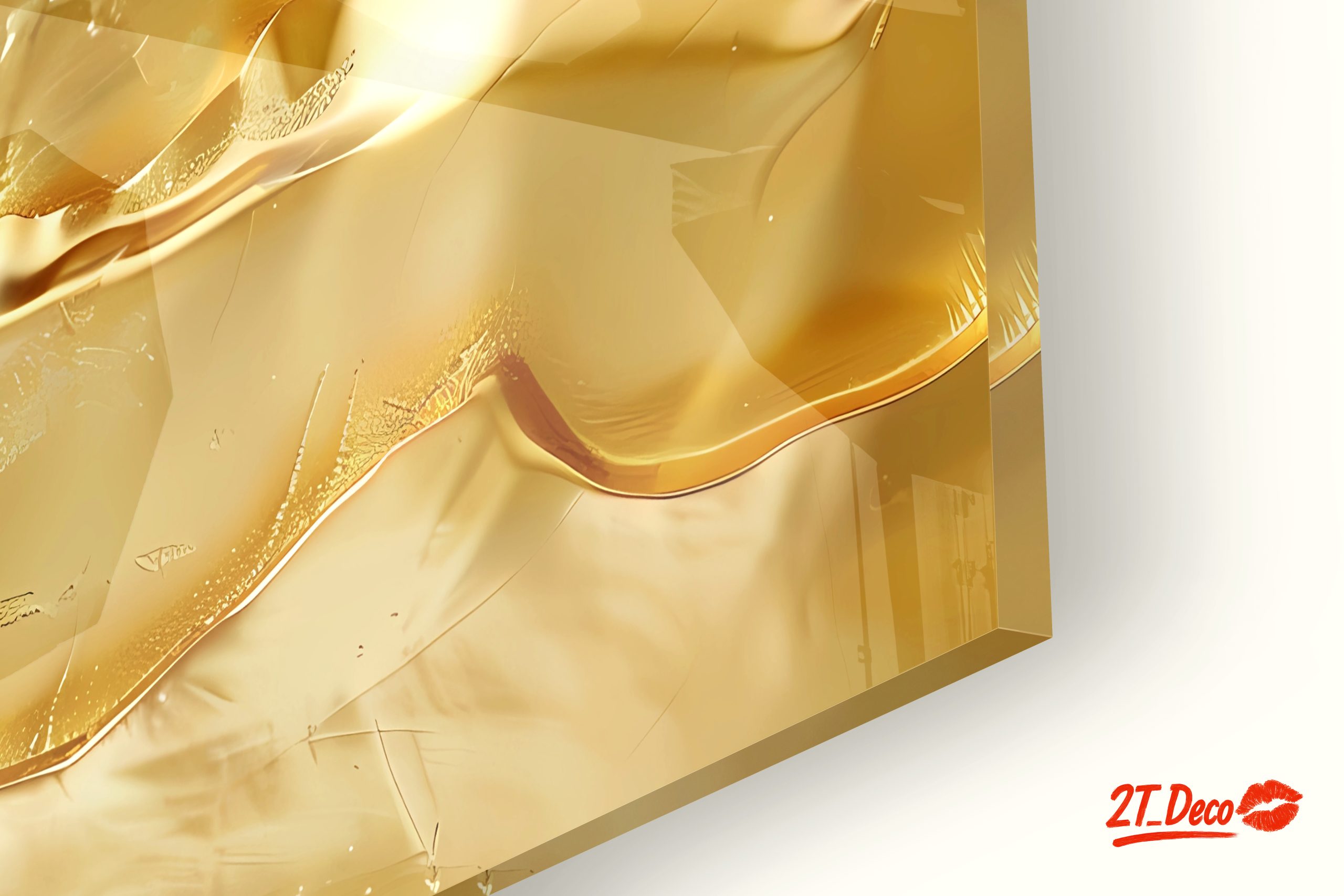 Elegant Abstract Gold Waves - Image 9