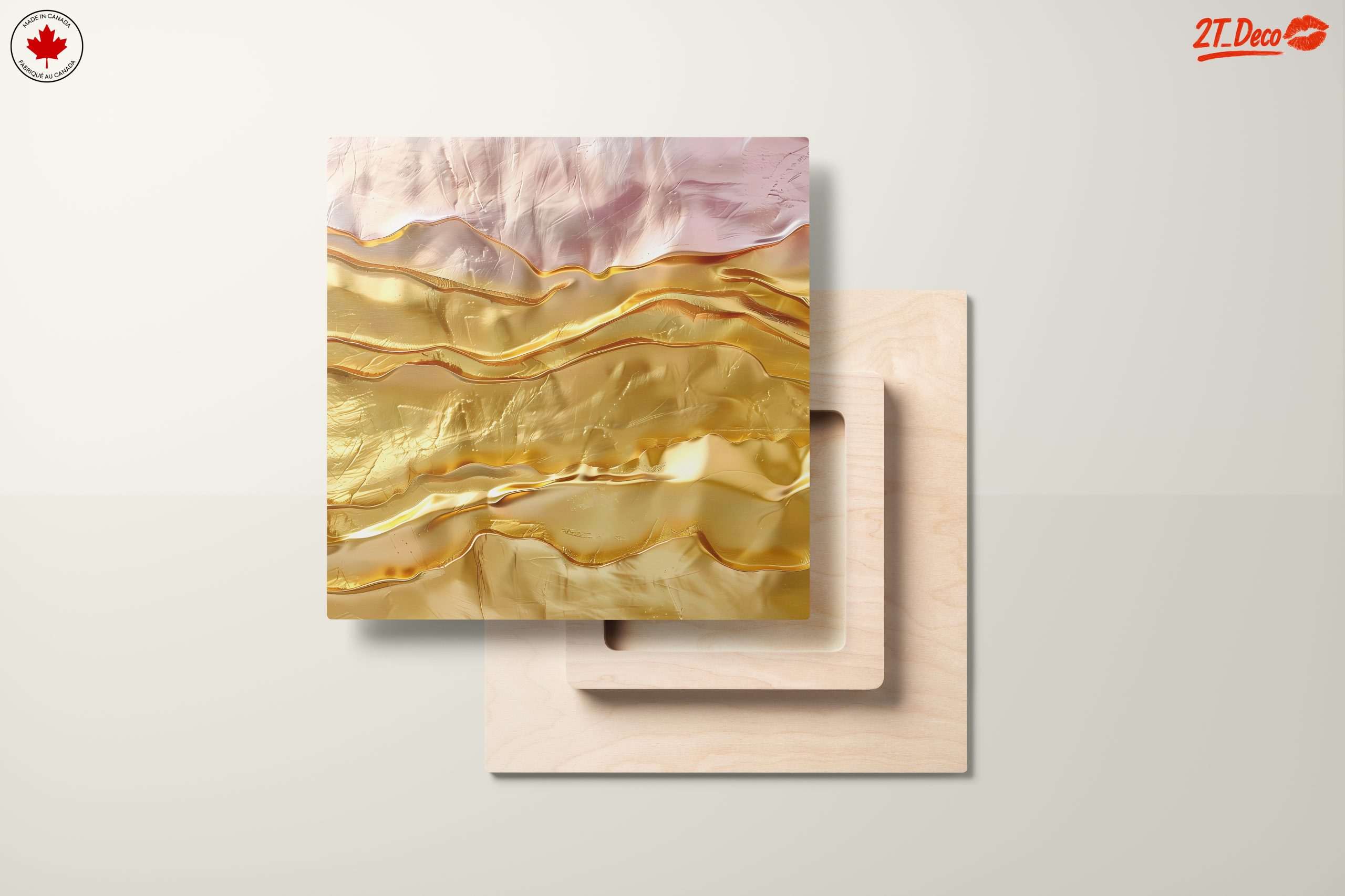 Elegant Abstract Gold Waves - Image 11