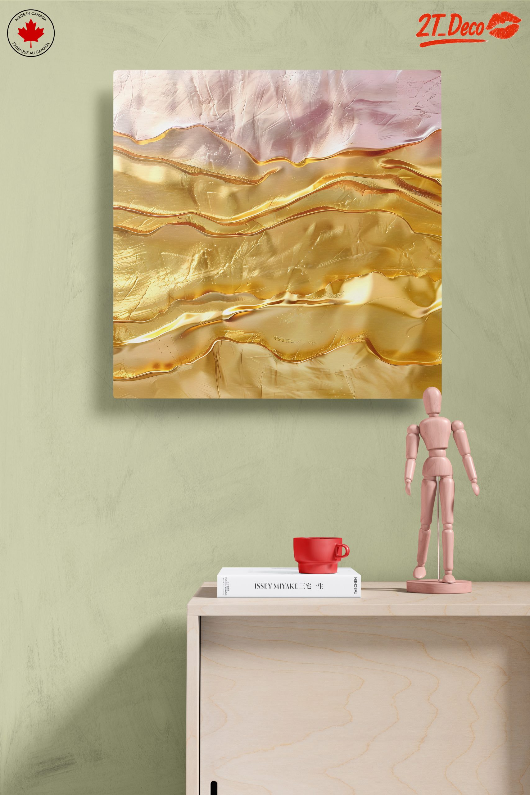 Elegant Abstract Gold Waves - Image 14