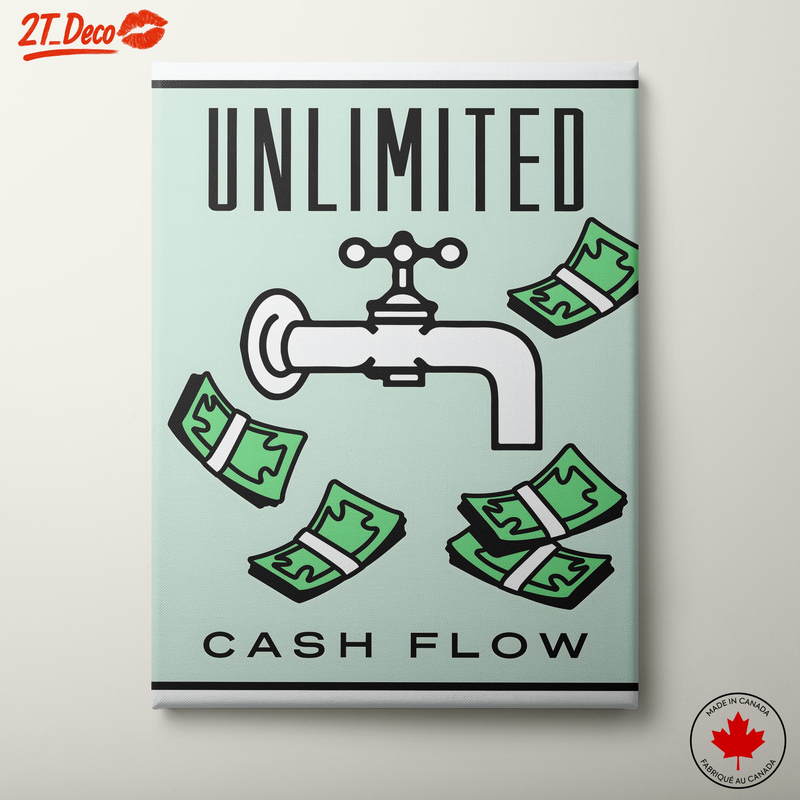 Unlimited Cash Flow Wall Art