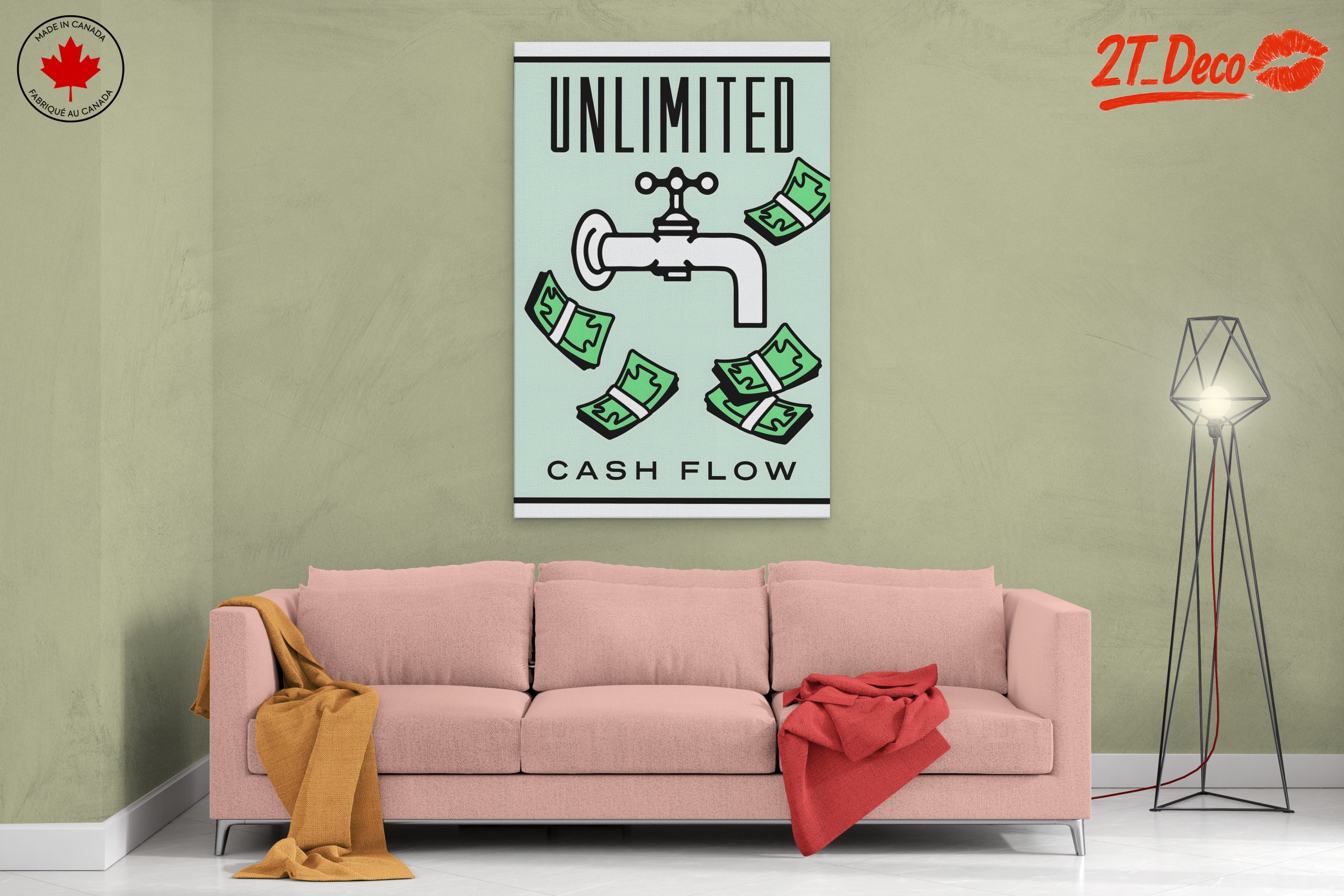 Unlimited Cash Flow Wall Art - Image 2
