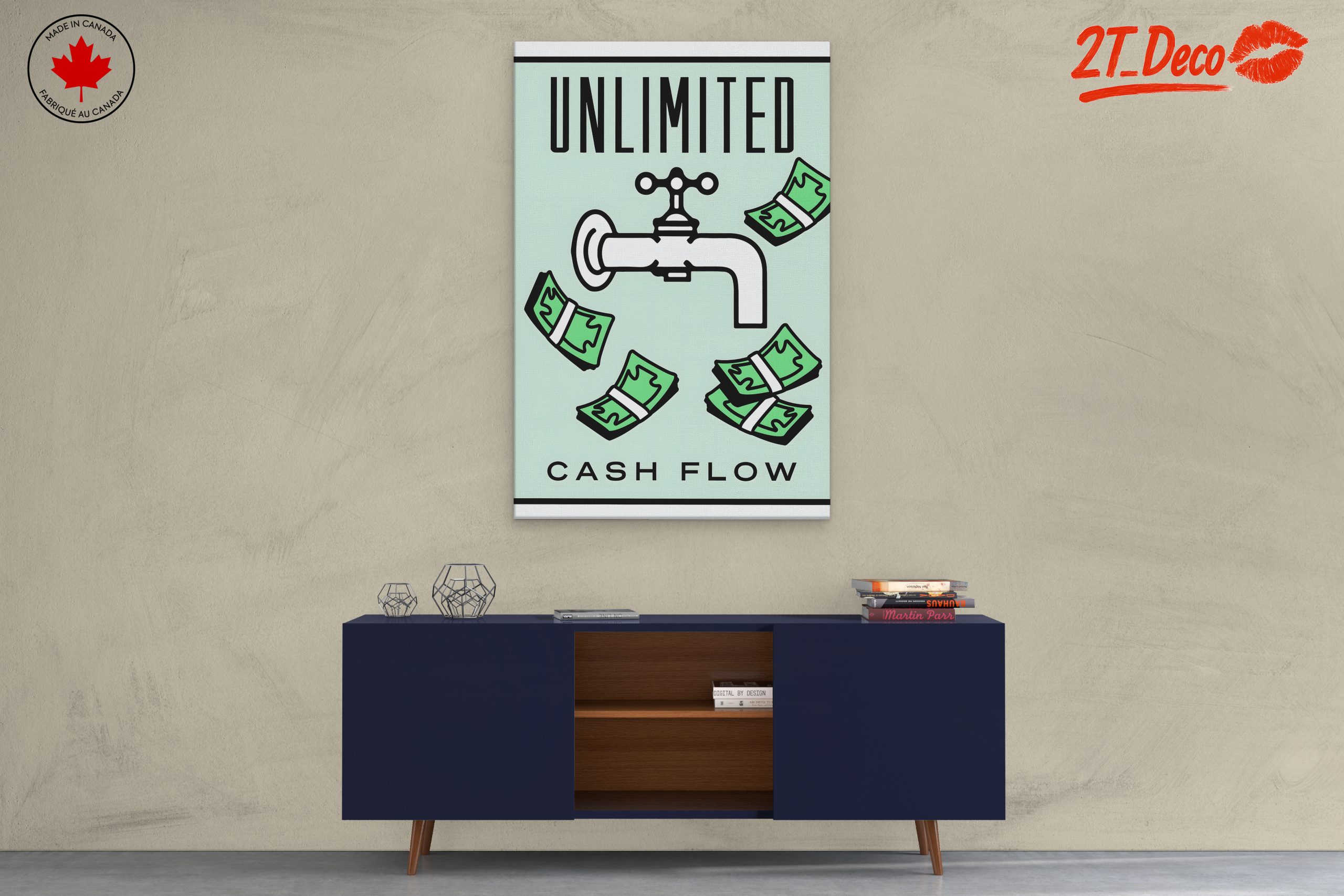 Unlimited Cash Flow Wall Art - Image 3
