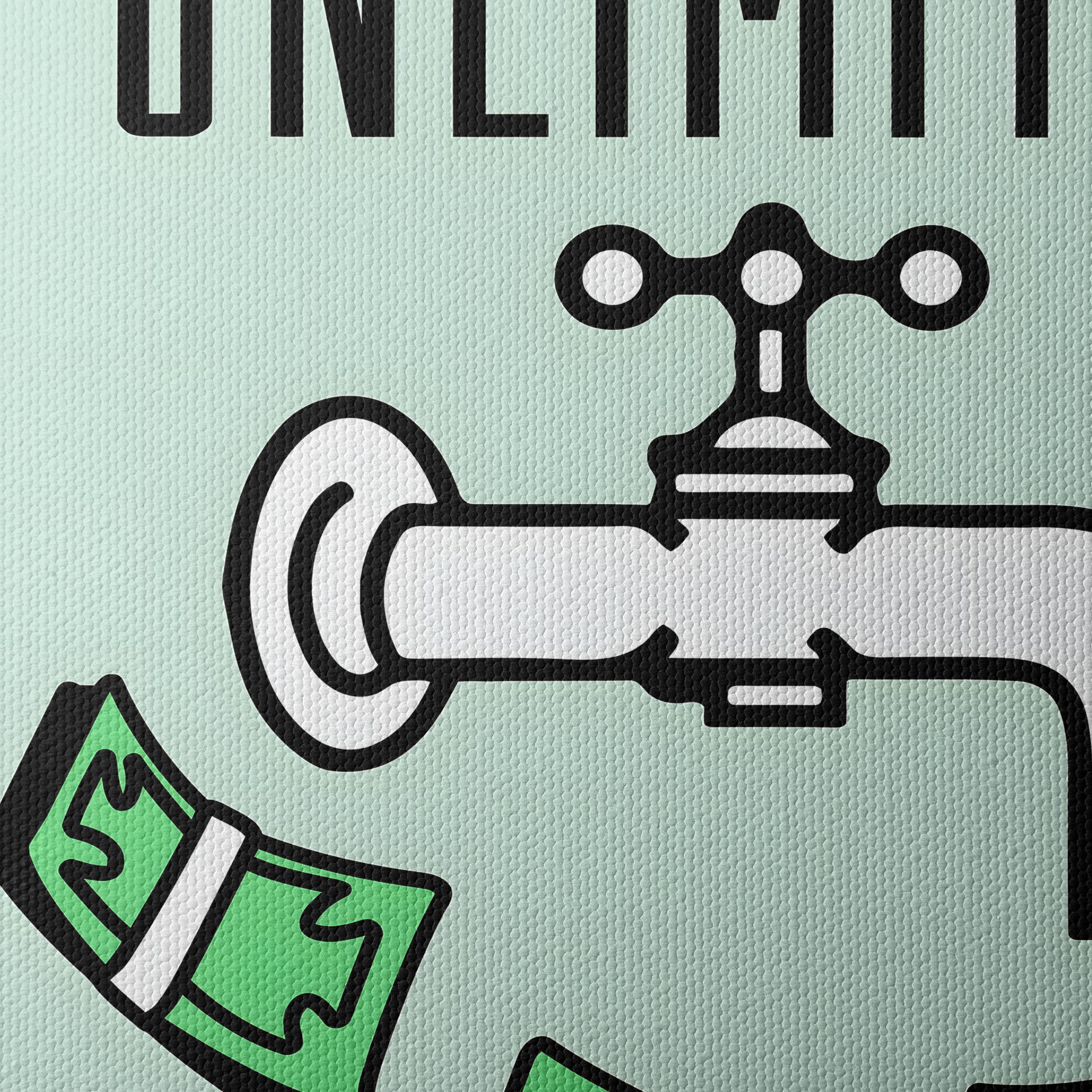 Unlimited Cash Flow Wall Art - Image 4