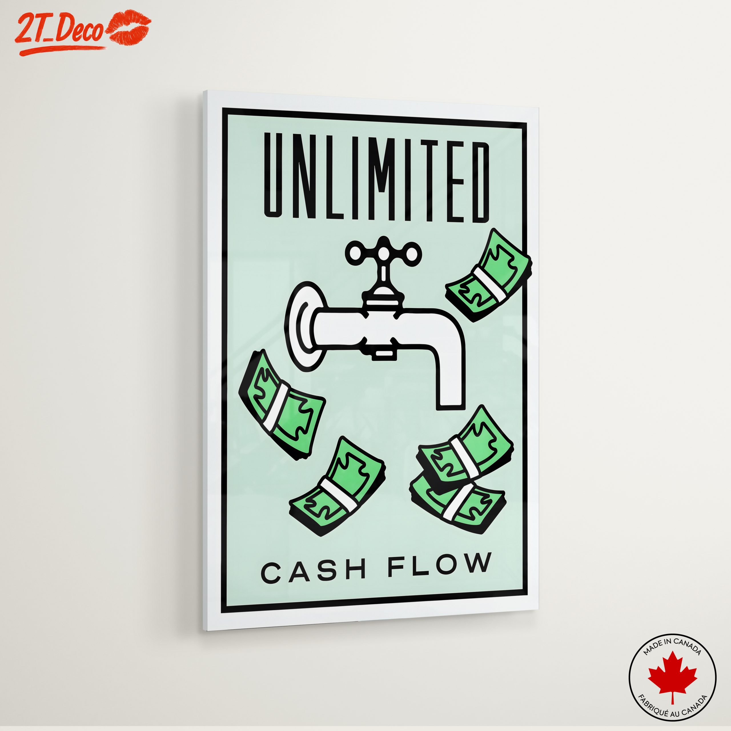 Unlimited Cash Flow Wall Art - Image 6