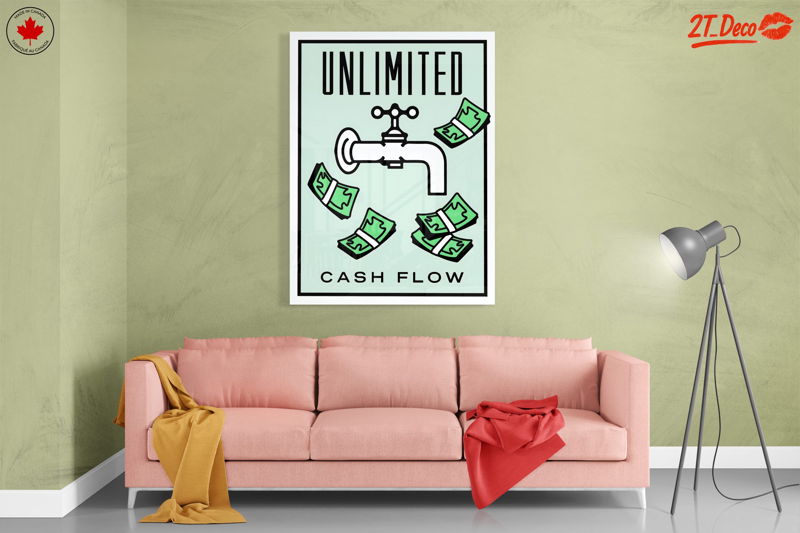 Unlimited Cash Flow Wall Art - Image 7