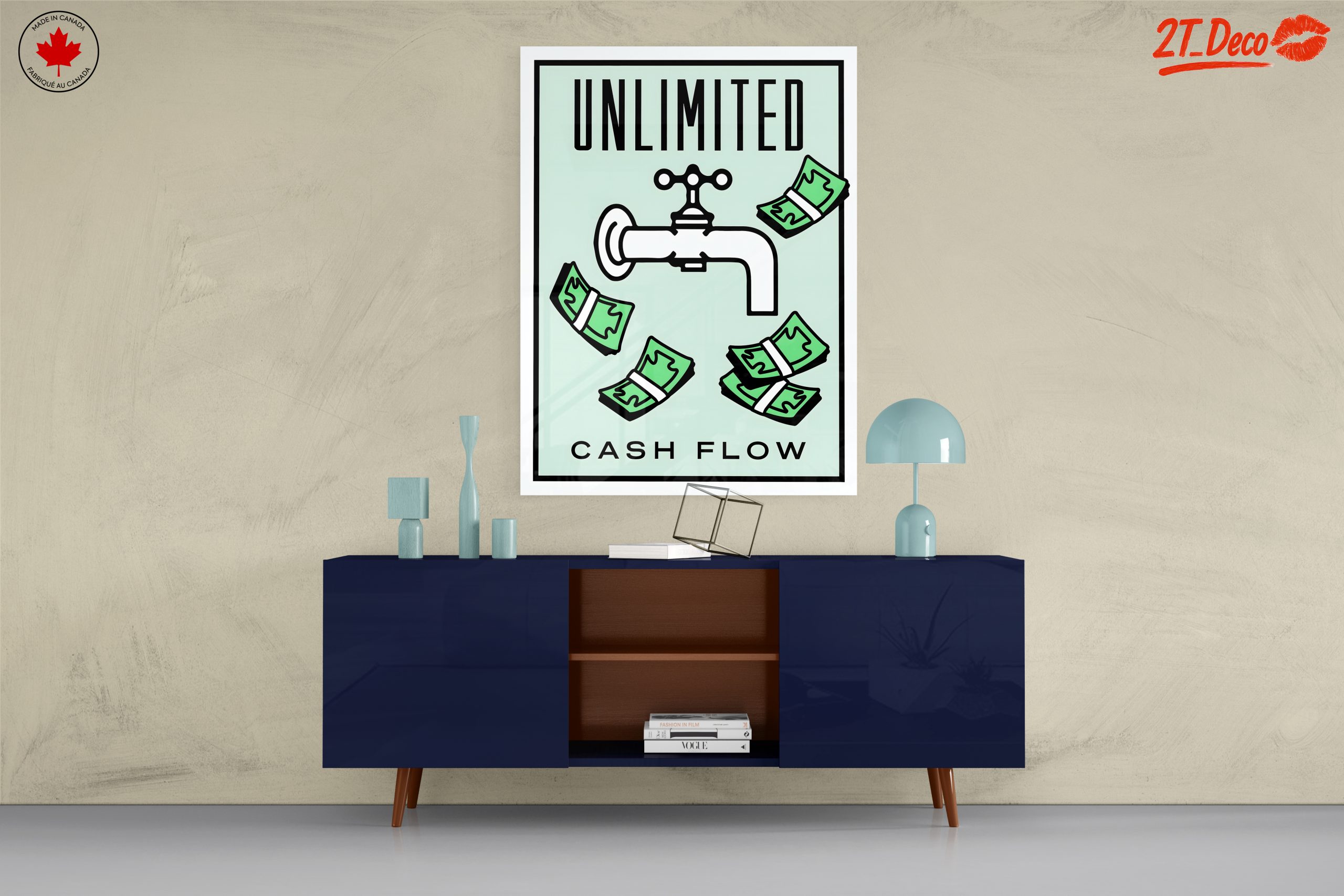 Unlimited Cash Flow Wall Art - Image 8