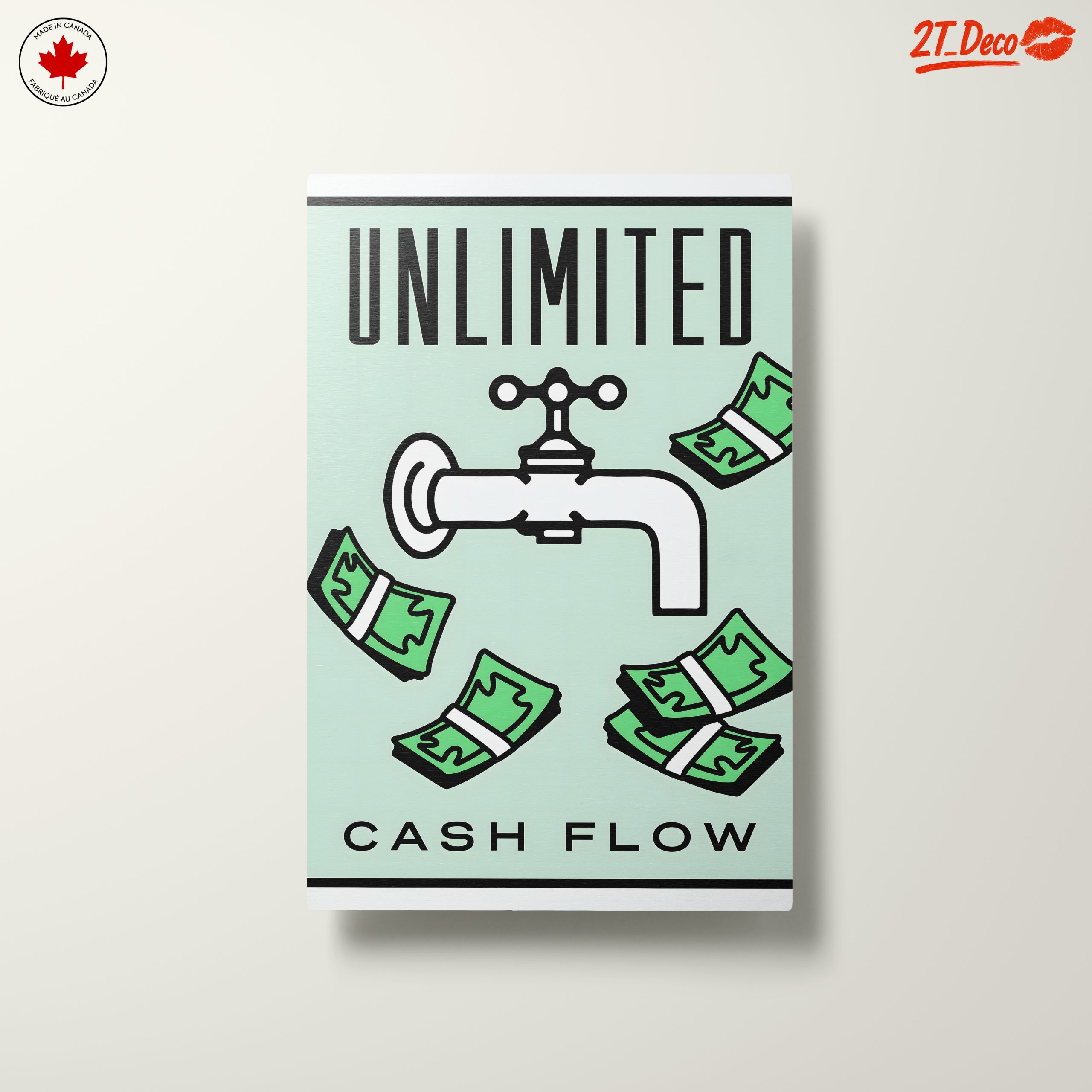 Unlimited Cash Flow Wall Art - Image 10