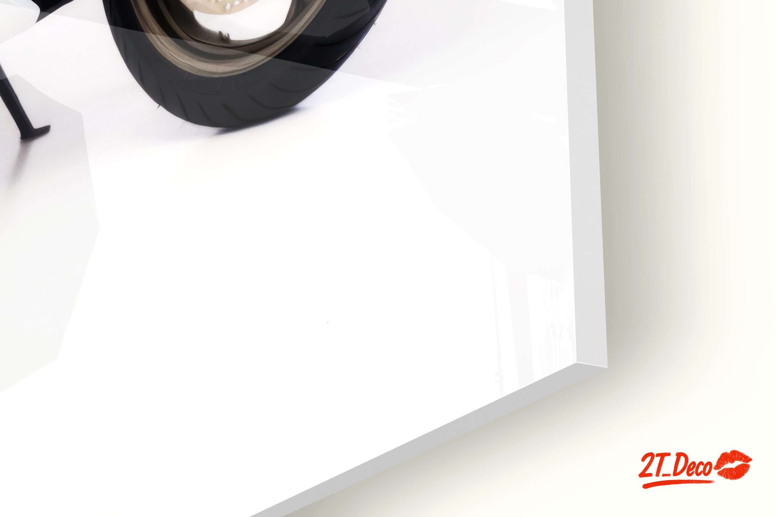 Sleek White Motorcycle Design 2 - Image 9