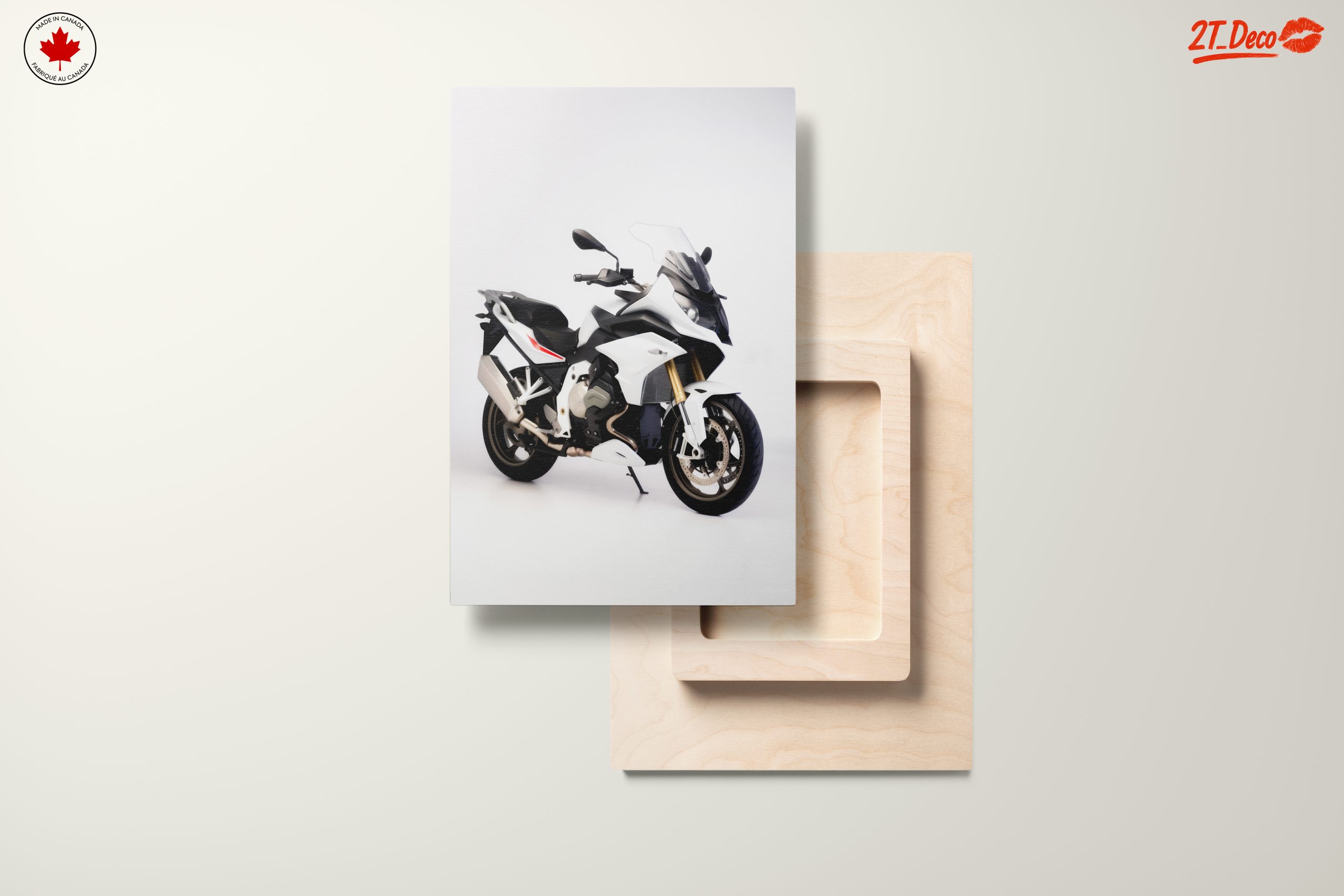 Sleek White Motorcycle Design 2 - Image 11
