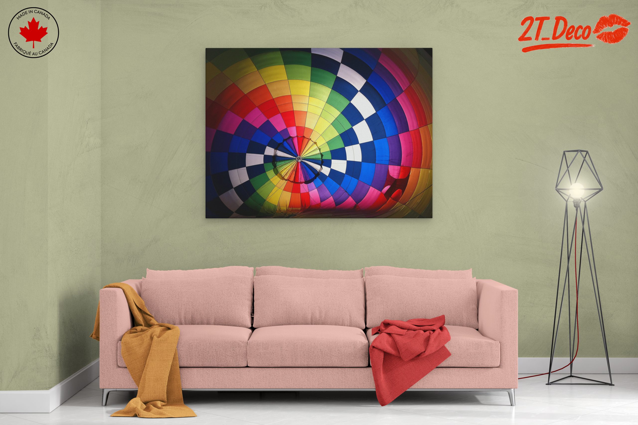Vibrant Hot Air Balloon Patterns - Image 2