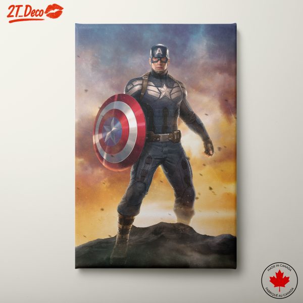 Captain America Inspiring Artwork