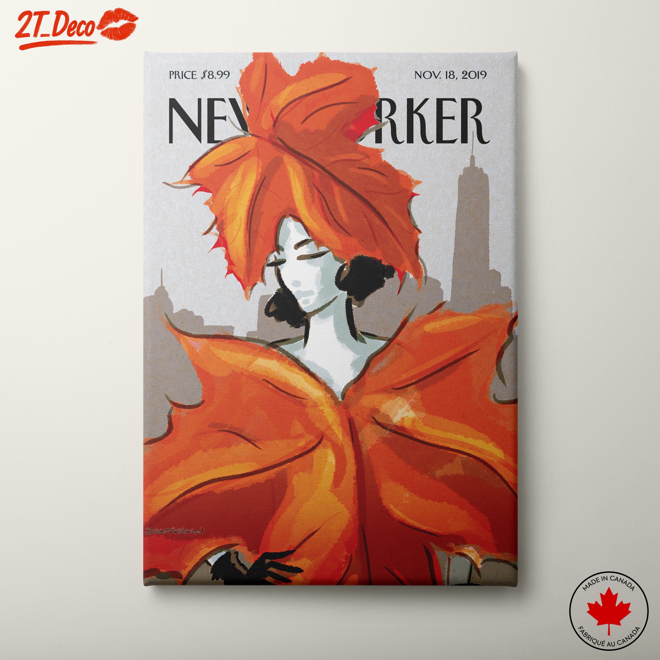 Stylish New Yorker Cover Featuring Fashion