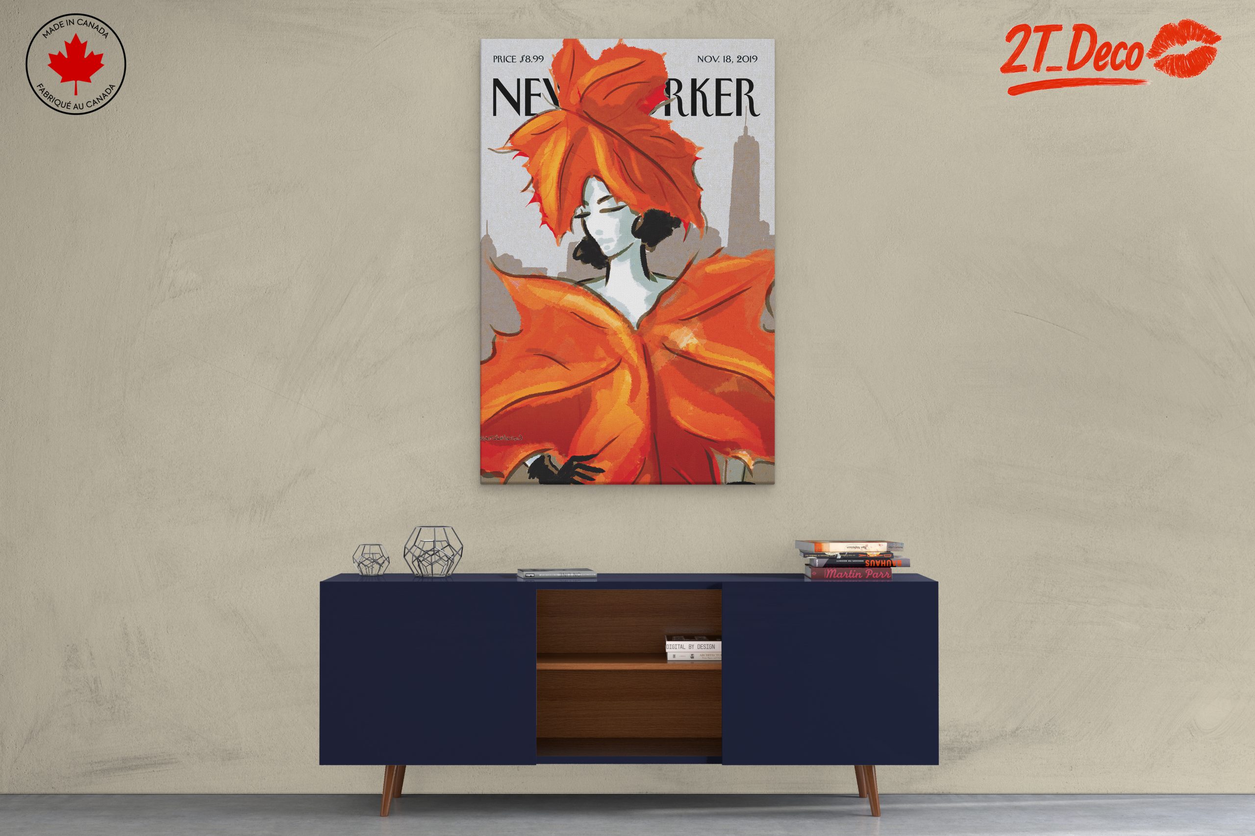 Stylish New Yorker Cover Featuring Fashion - Image 3