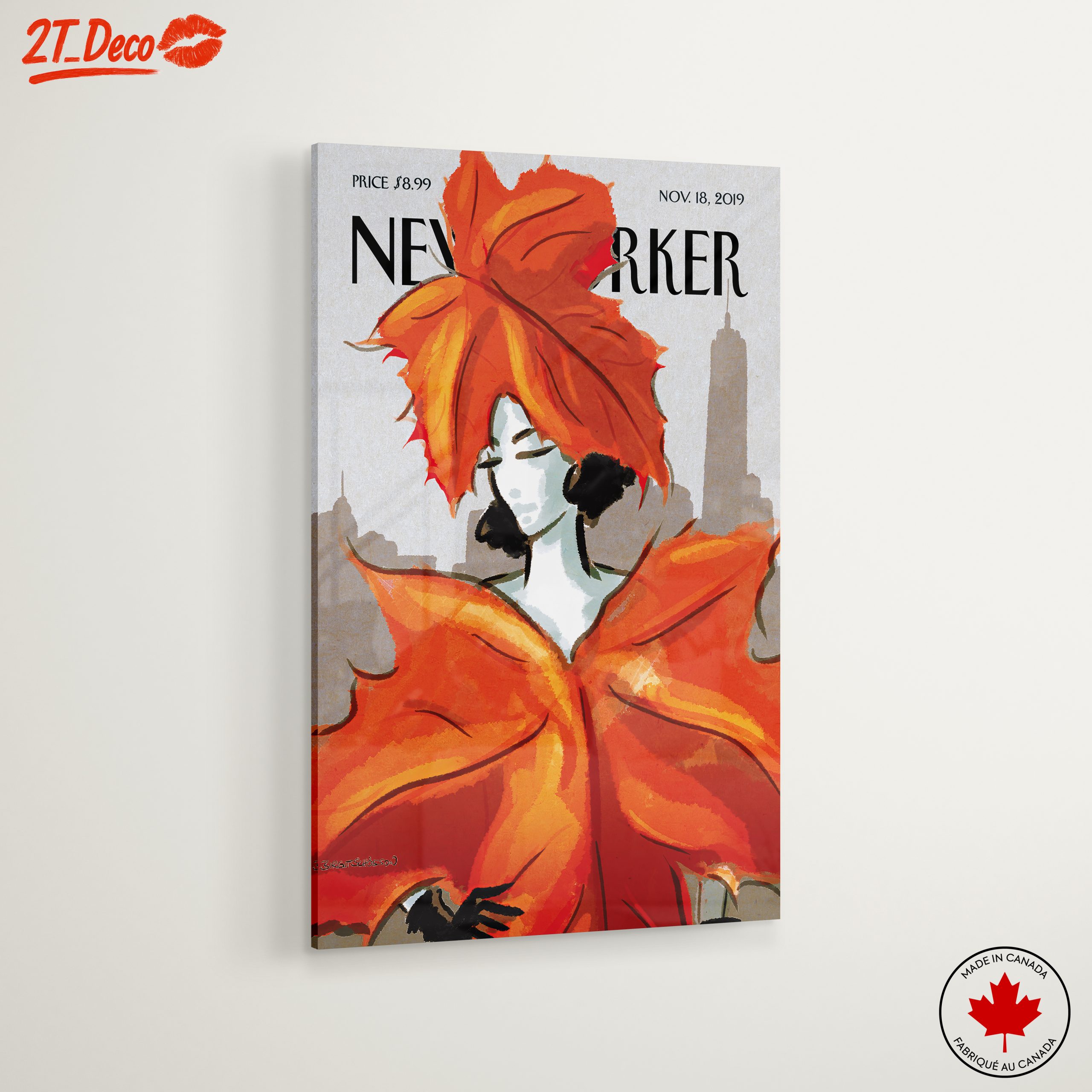 Stylish New Yorker Cover Featuring Fashion - Image 6