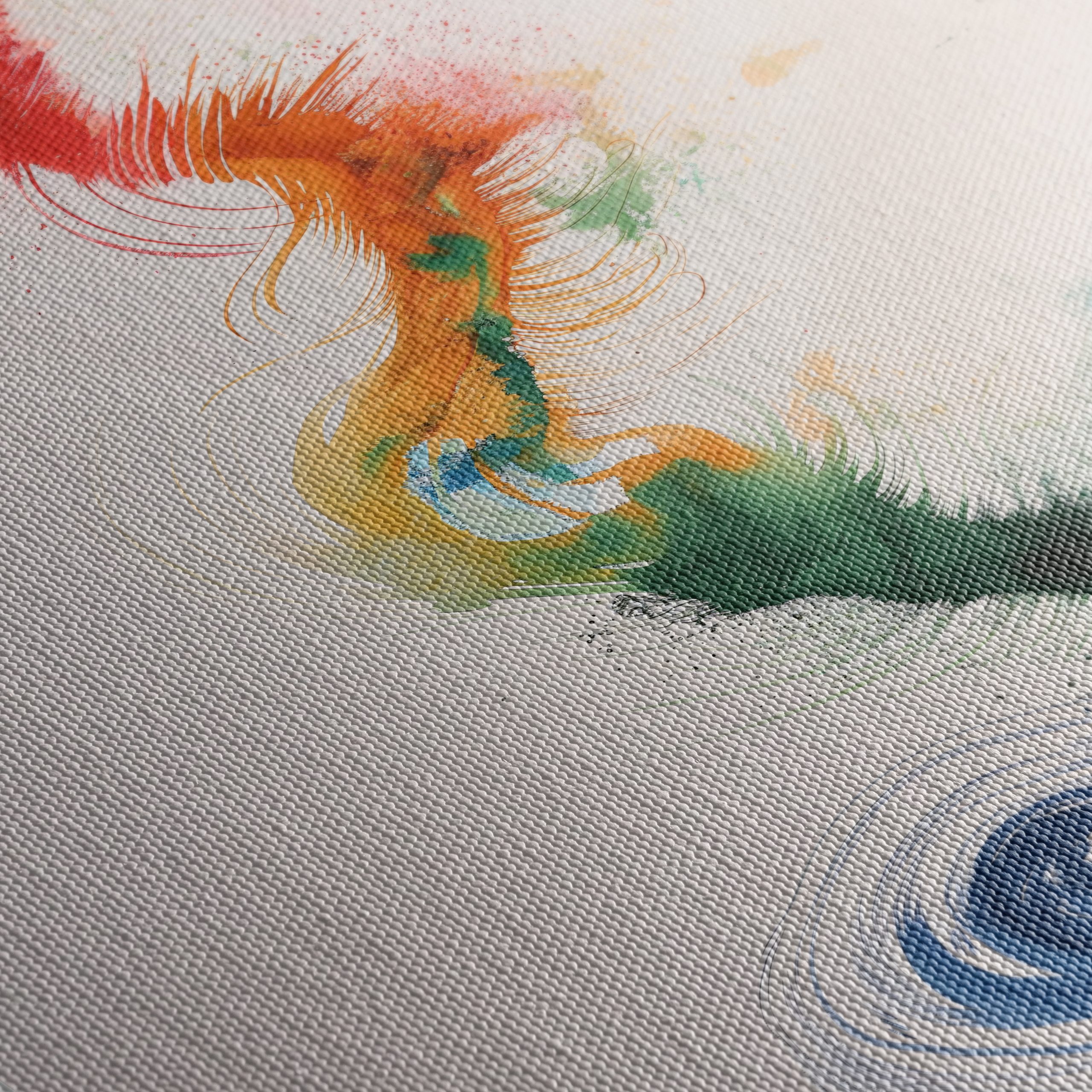 Colorful Abstract Waves Art - Image 5