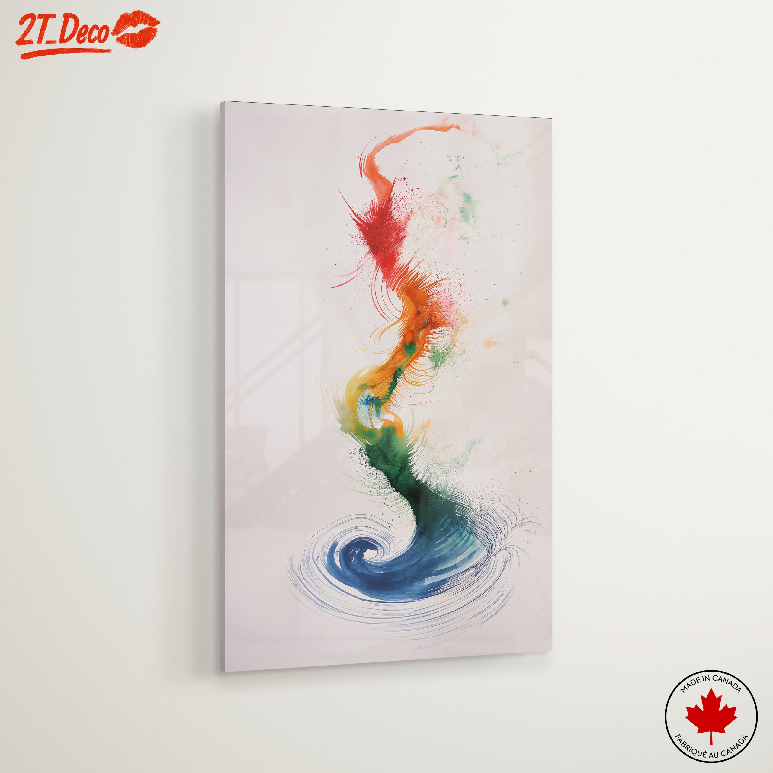 Colorful Abstract Waves Art - Image 6