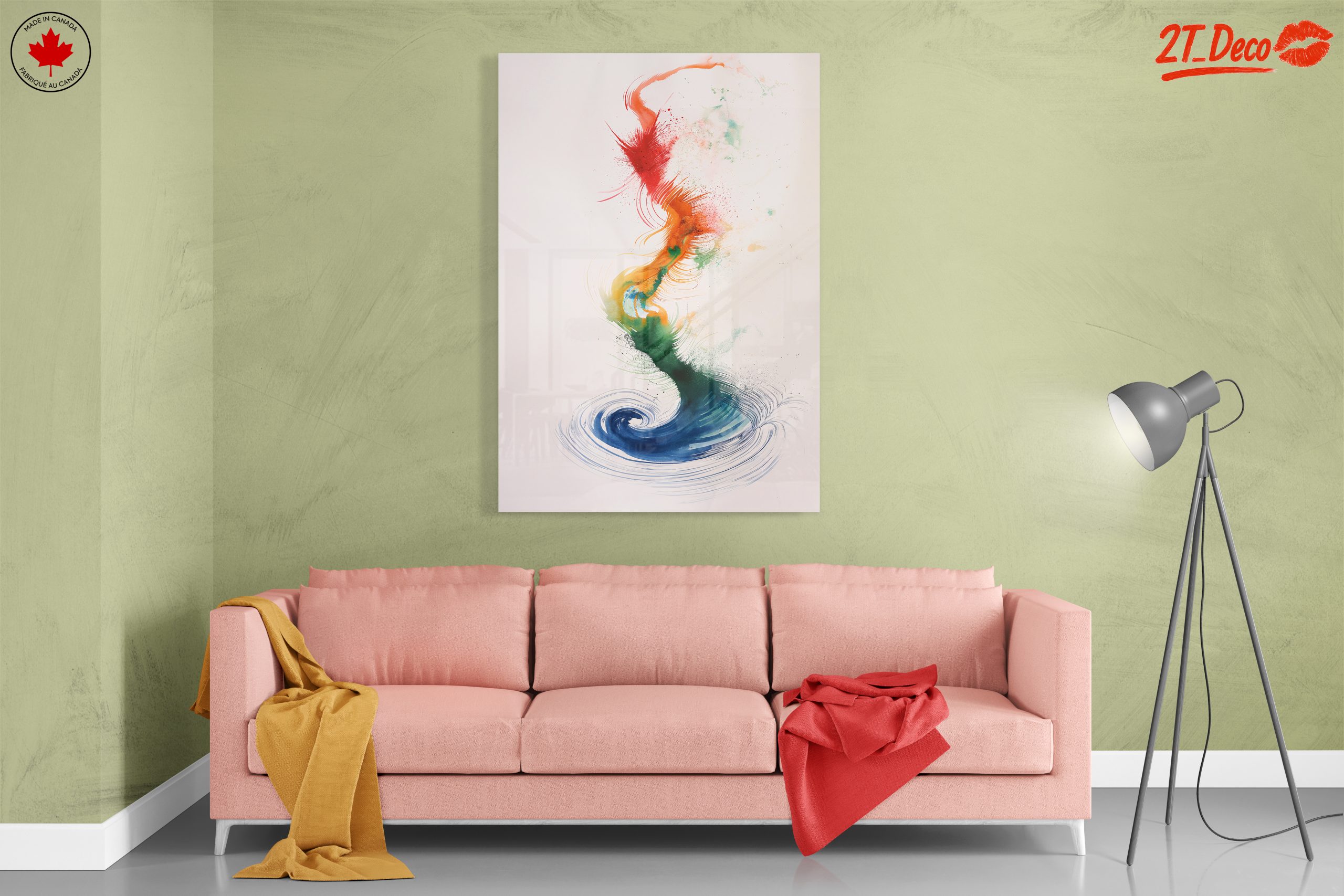 Colorful Abstract Waves Art - Image 7